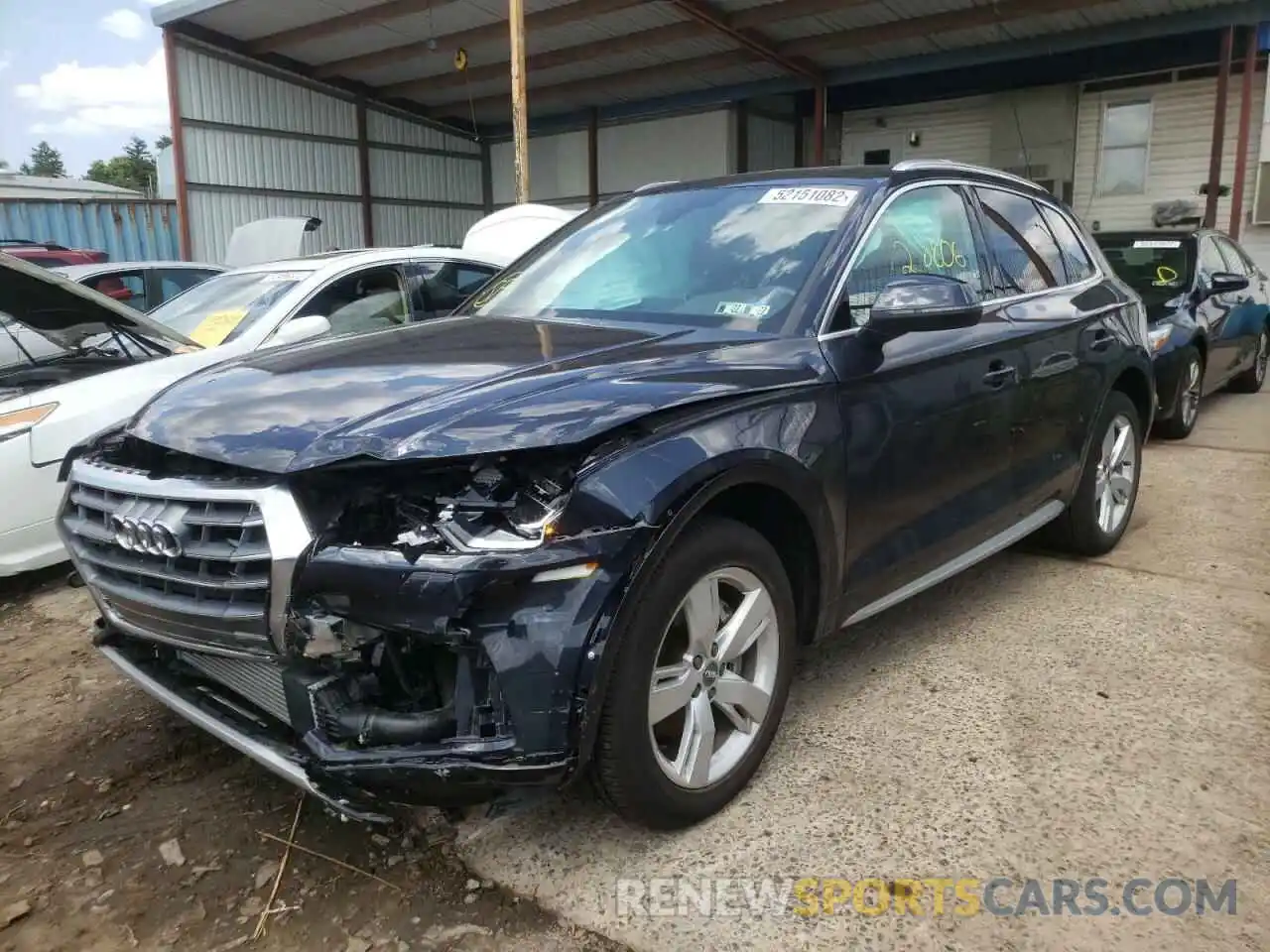 2 Фотография поврежденного автомобиля WA1BNAFY6K2130685 AUDI Q5 2019