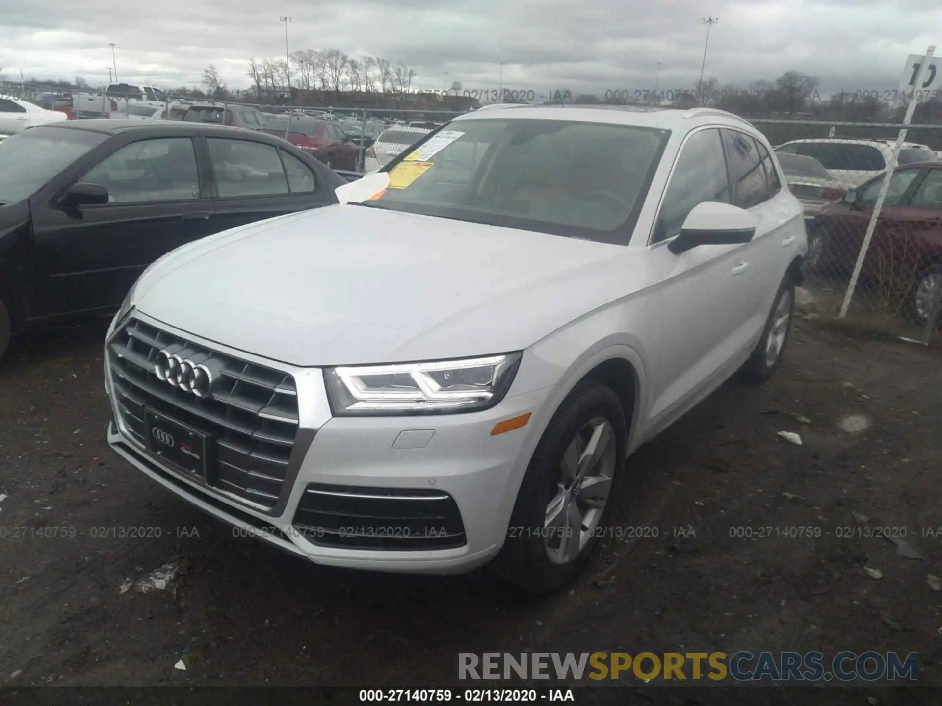 2 Фотография поврежденного автомобиля WA1BNAFY6K2143324 AUDI Q5 2019