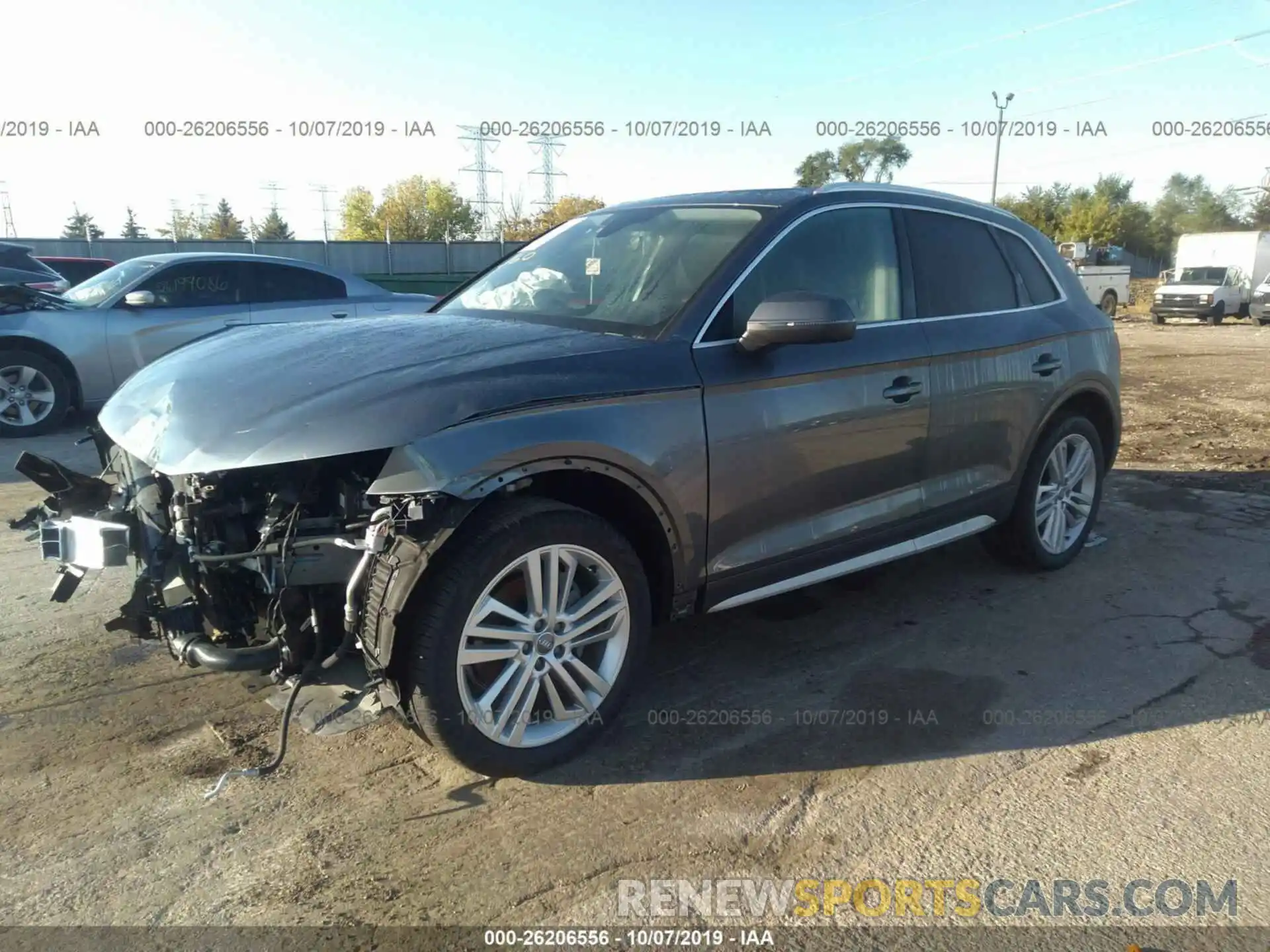 2 Фотография поврежденного автомобиля WA1BNAFY7K2019420 AUDI Q5 2019