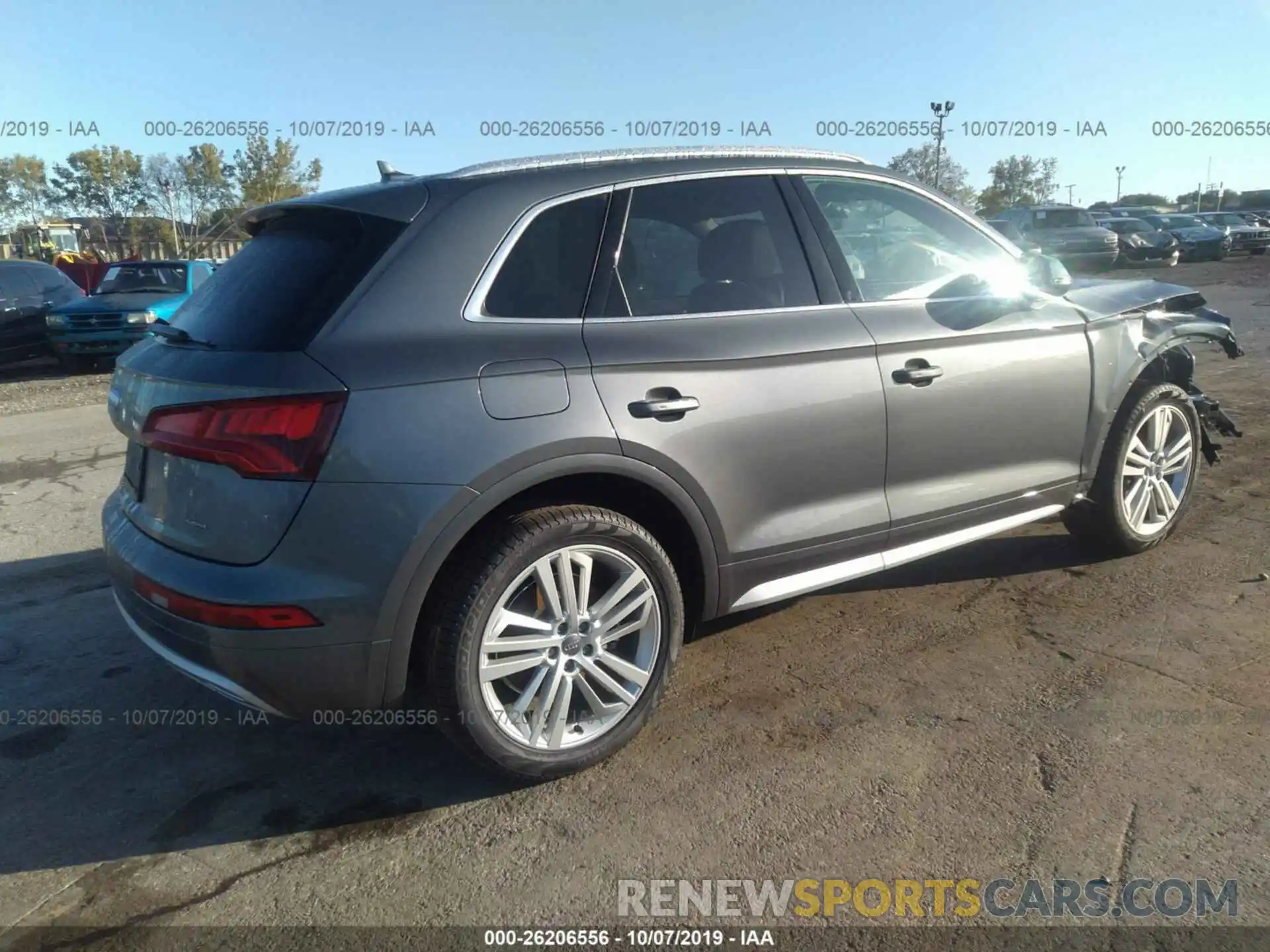 4 Фотография поврежденного автомобиля WA1BNAFY7K2019420 AUDI Q5 2019