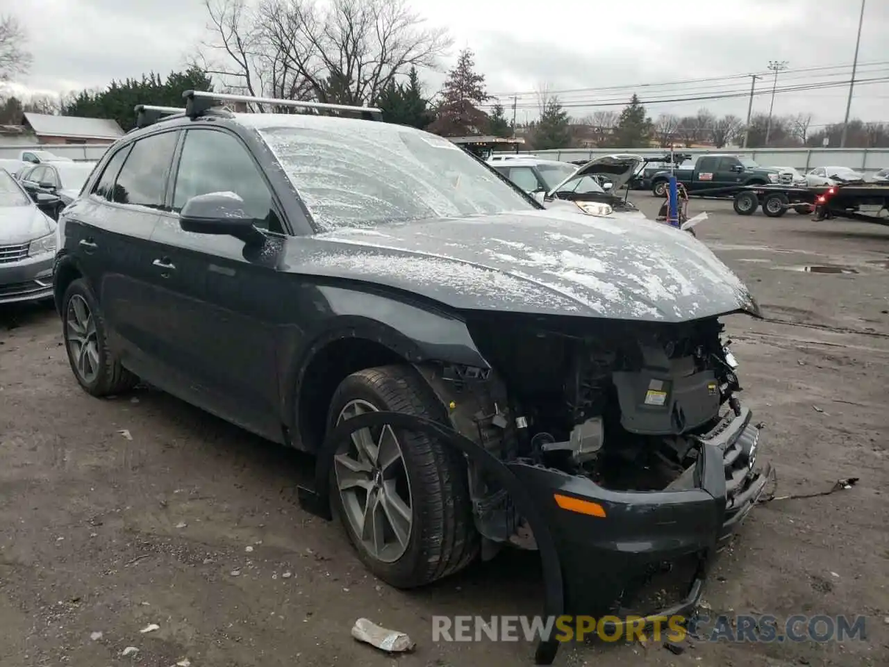 1 Photograph of a damaged car WA1BNAFY7K2021054 AUDI Q5 2019