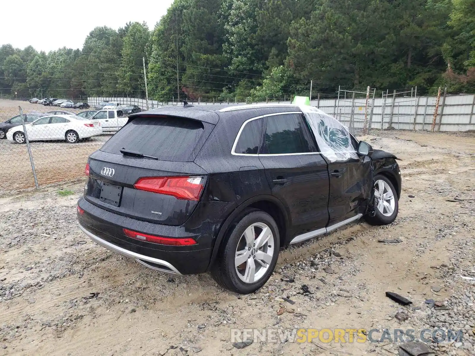 4 Фотография поврежденного автомобиля WA1BNAFY7K2029378 AUDI Q5 2019