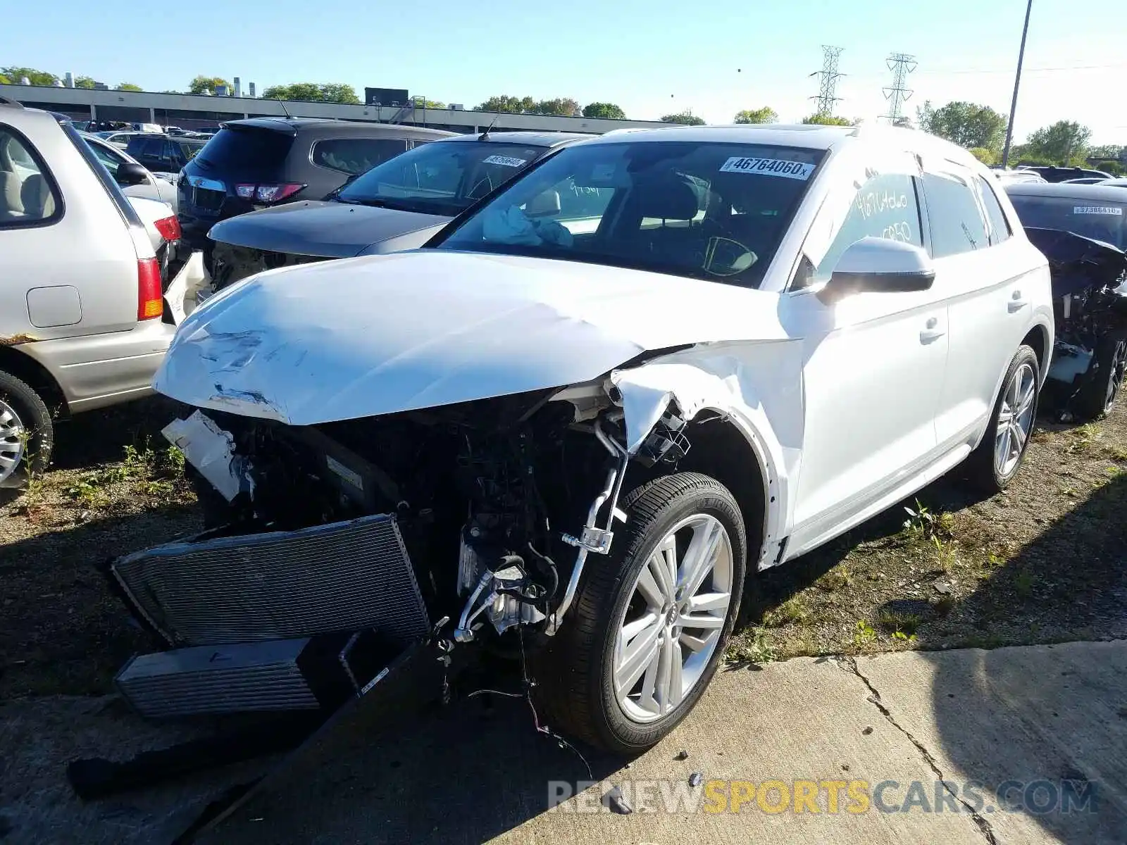 2 Photograph of a damaged car WA1BNAFY7K2030501 AUDI Q5 2019