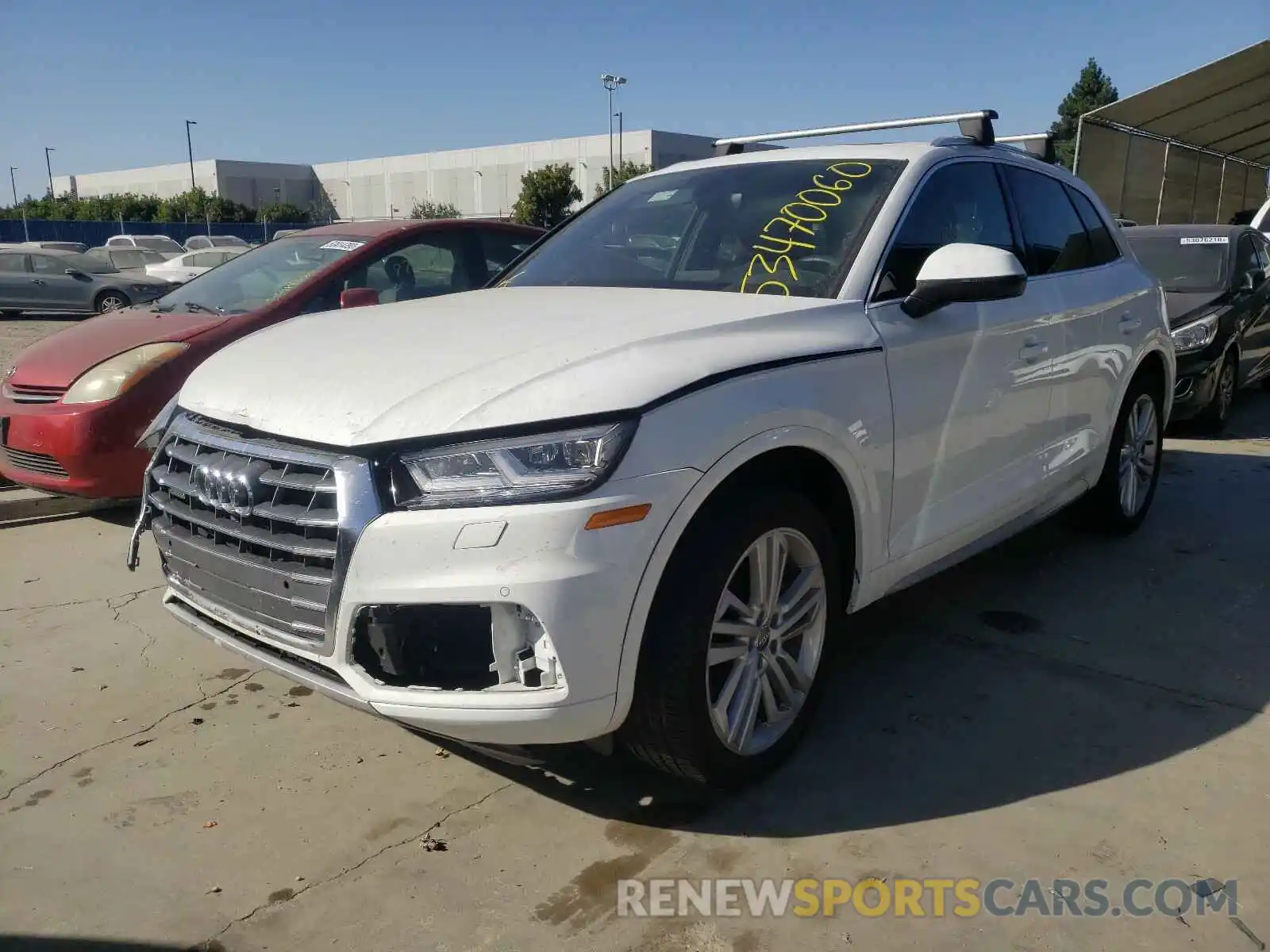 2 Photograph of a damaged car WA1BNAFY7K2032278 AUDI Q5 2019