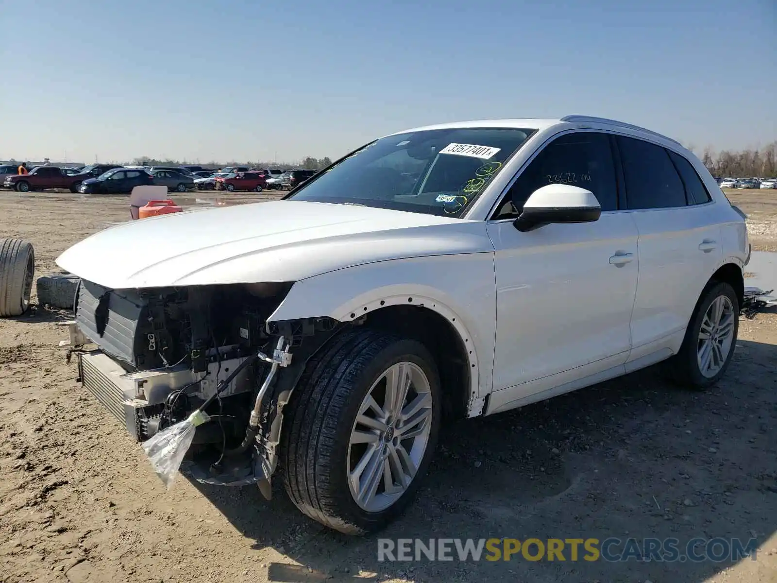 2 Фотография поврежденного автомобиля WA1BNAFY7K2033141 AUDI Q5 2019