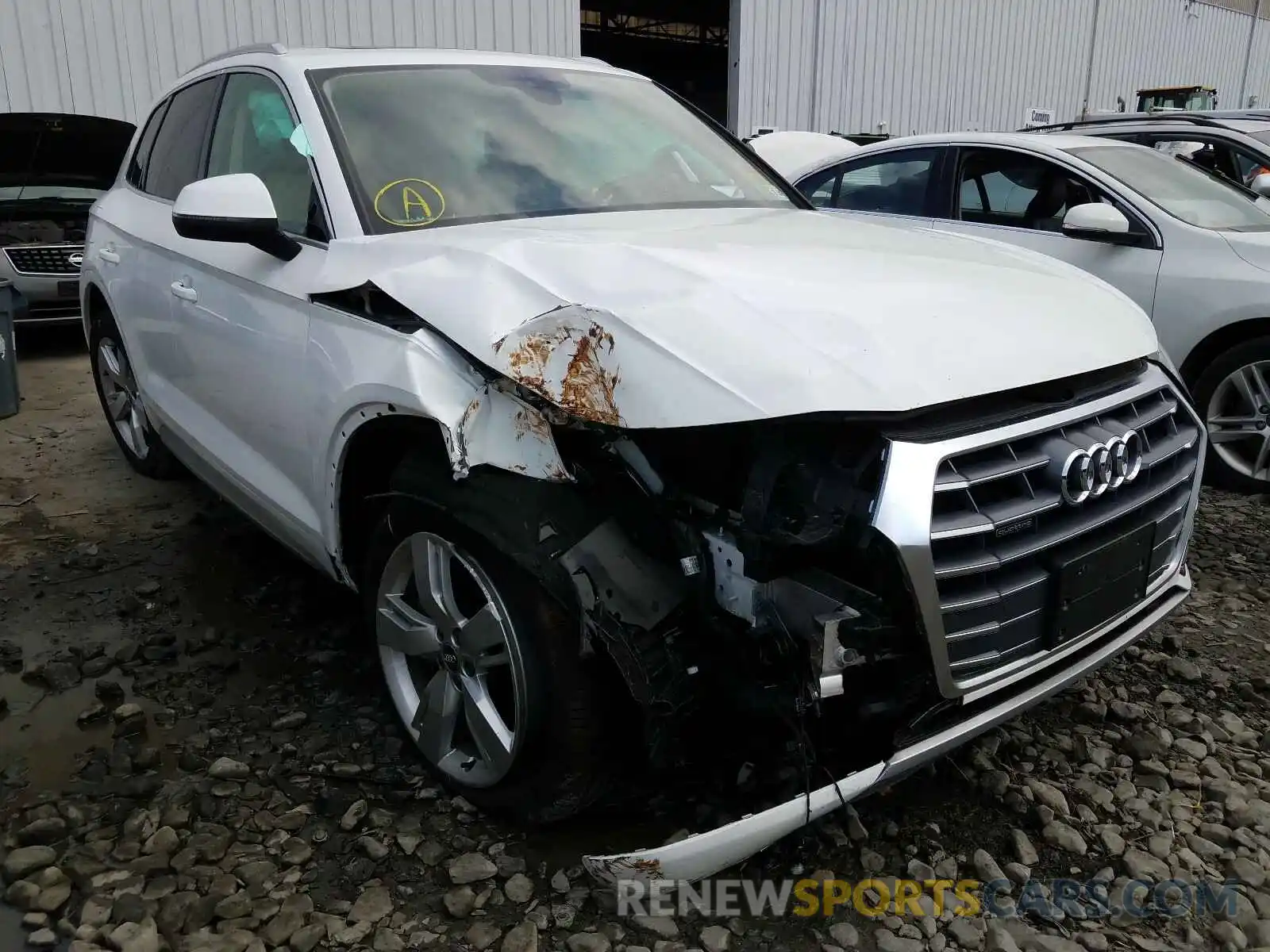 1 Фотография поврежденного автомобиля WA1BNAFY7K2037089 AUDI Q5 2019