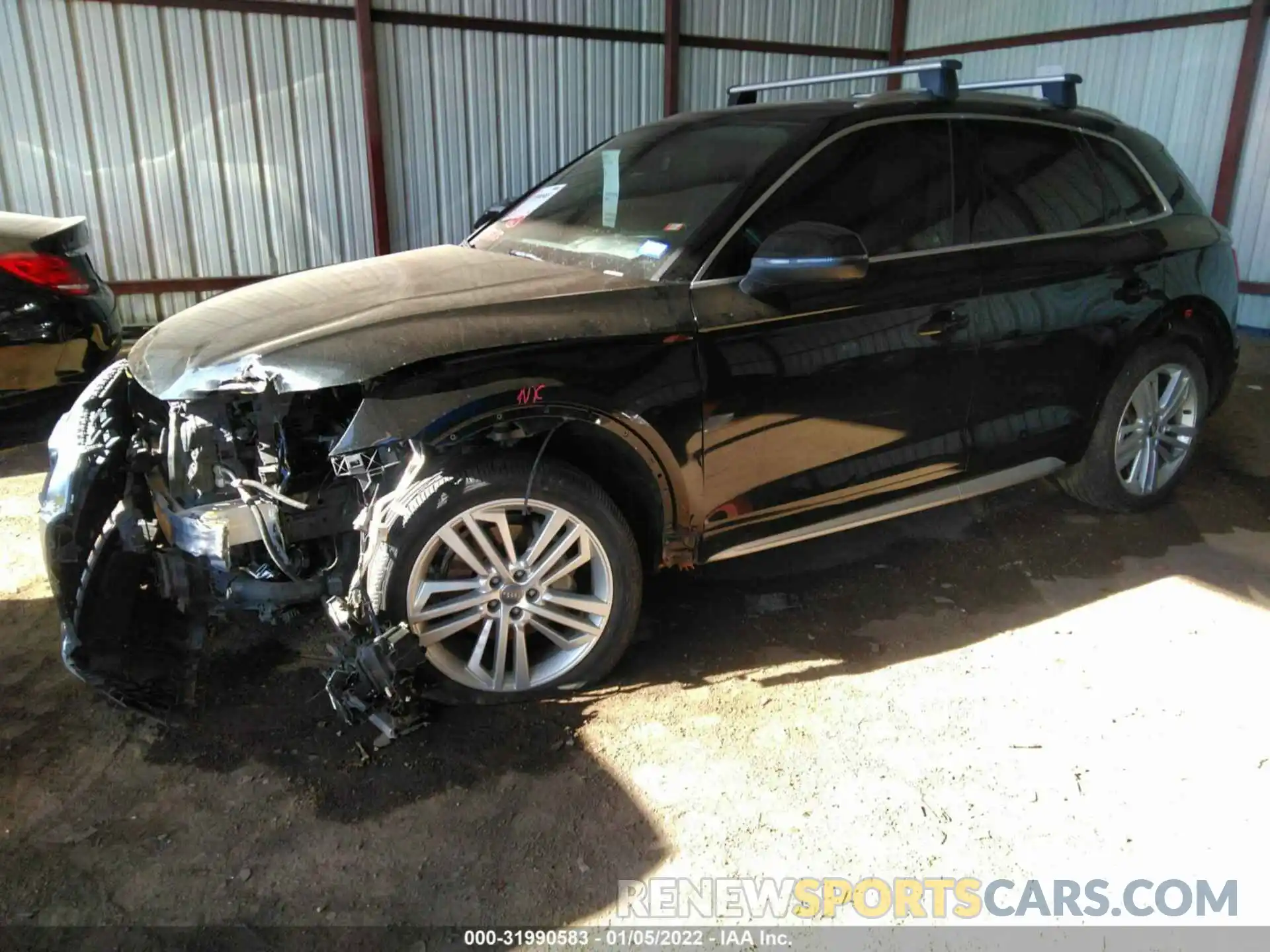 2 Фотография поврежденного автомобиля WA1BNAFY7K2052255 AUDI Q5 2019