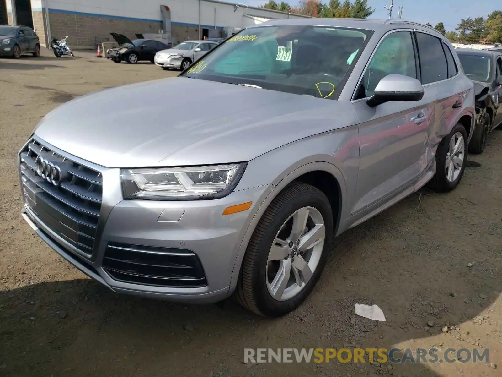 2 Photograph of a damaged car WA1BNAFY7K2062462 AUDI Q5 2019