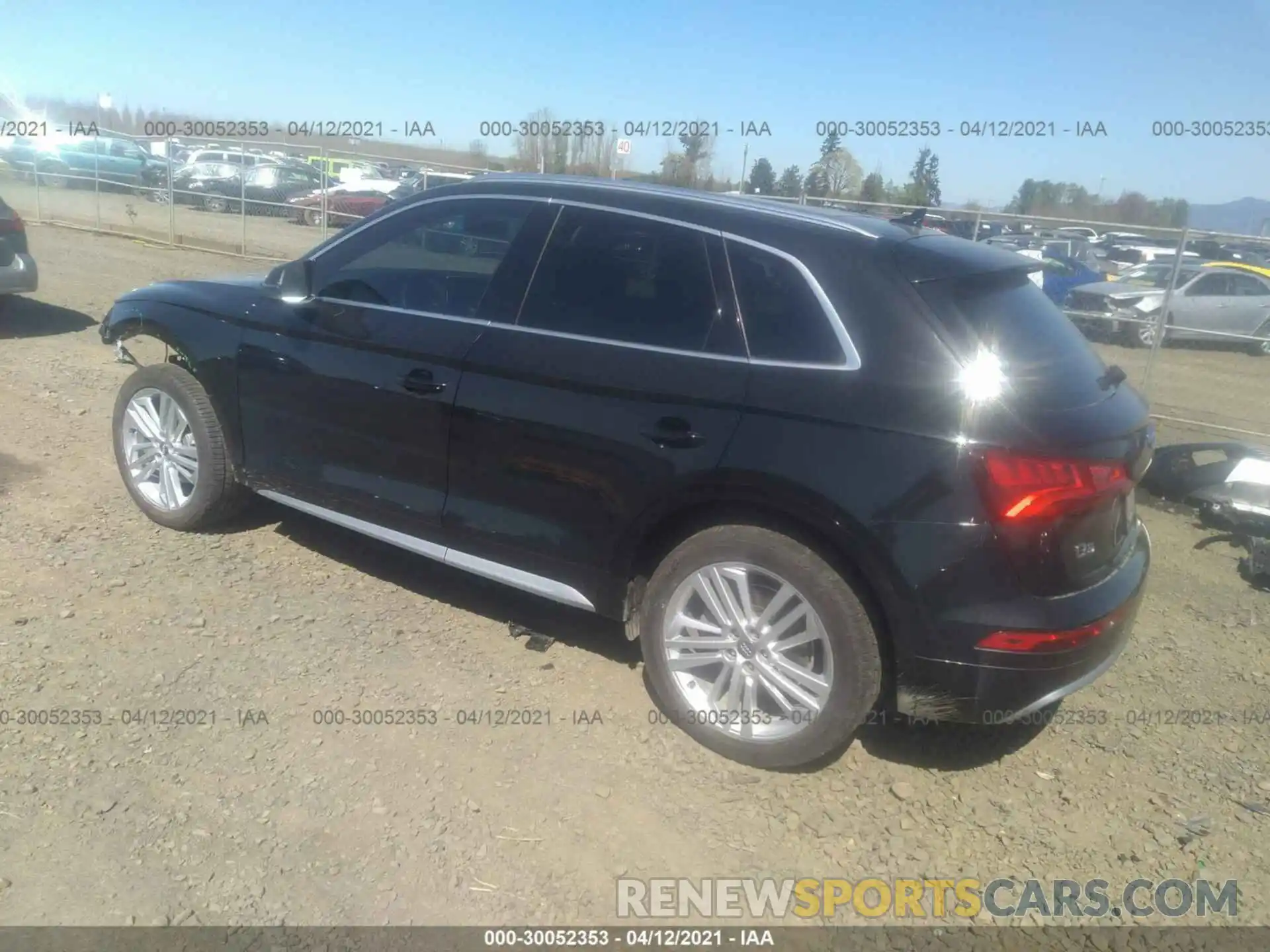 3 Фотография поврежденного автомобиля WA1BNAFY7K2070433 AUDI Q5 2019