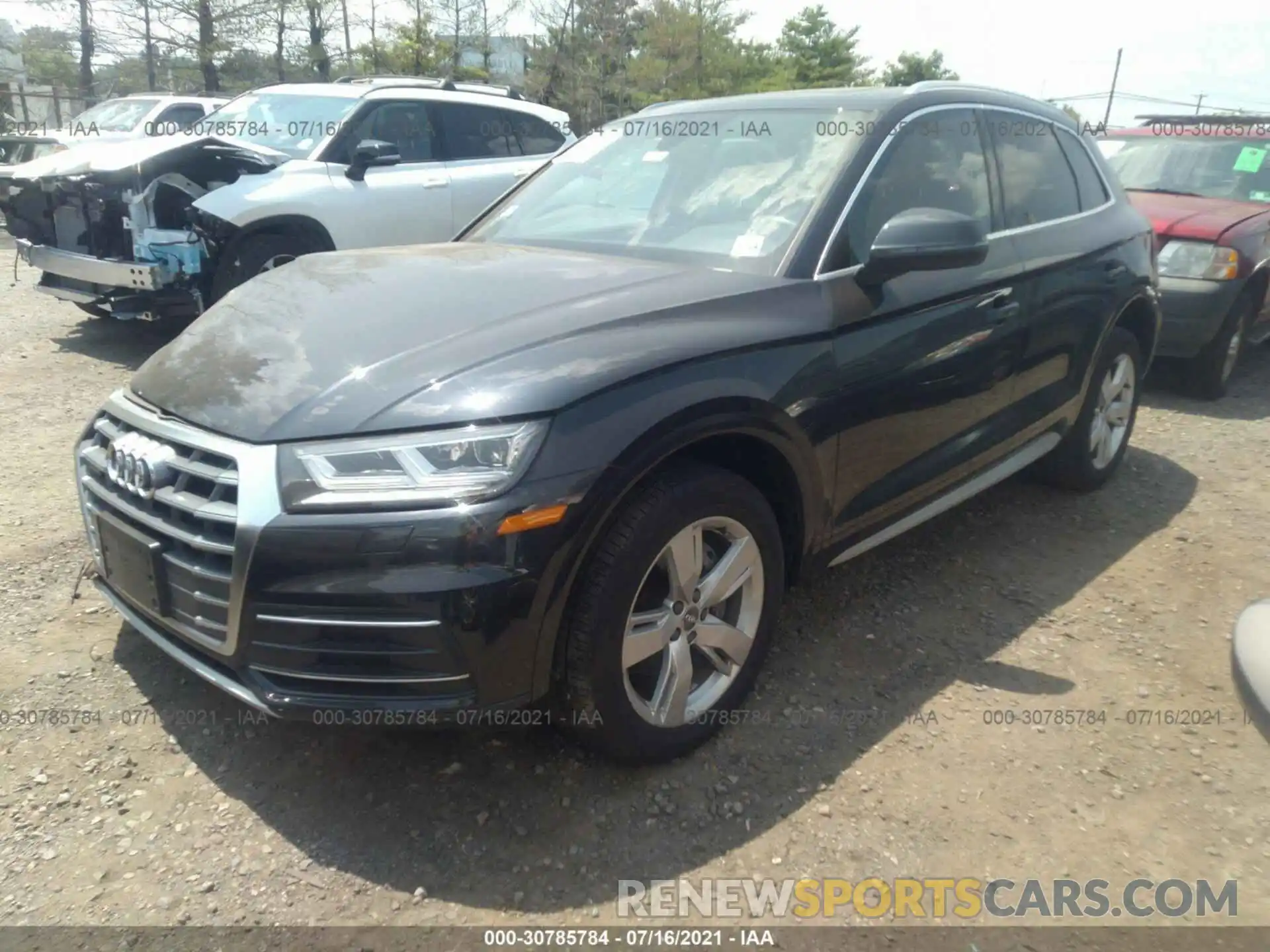 2 Фотография поврежденного автомобиля WA1BNAFY7K2072988 AUDI Q5 2019