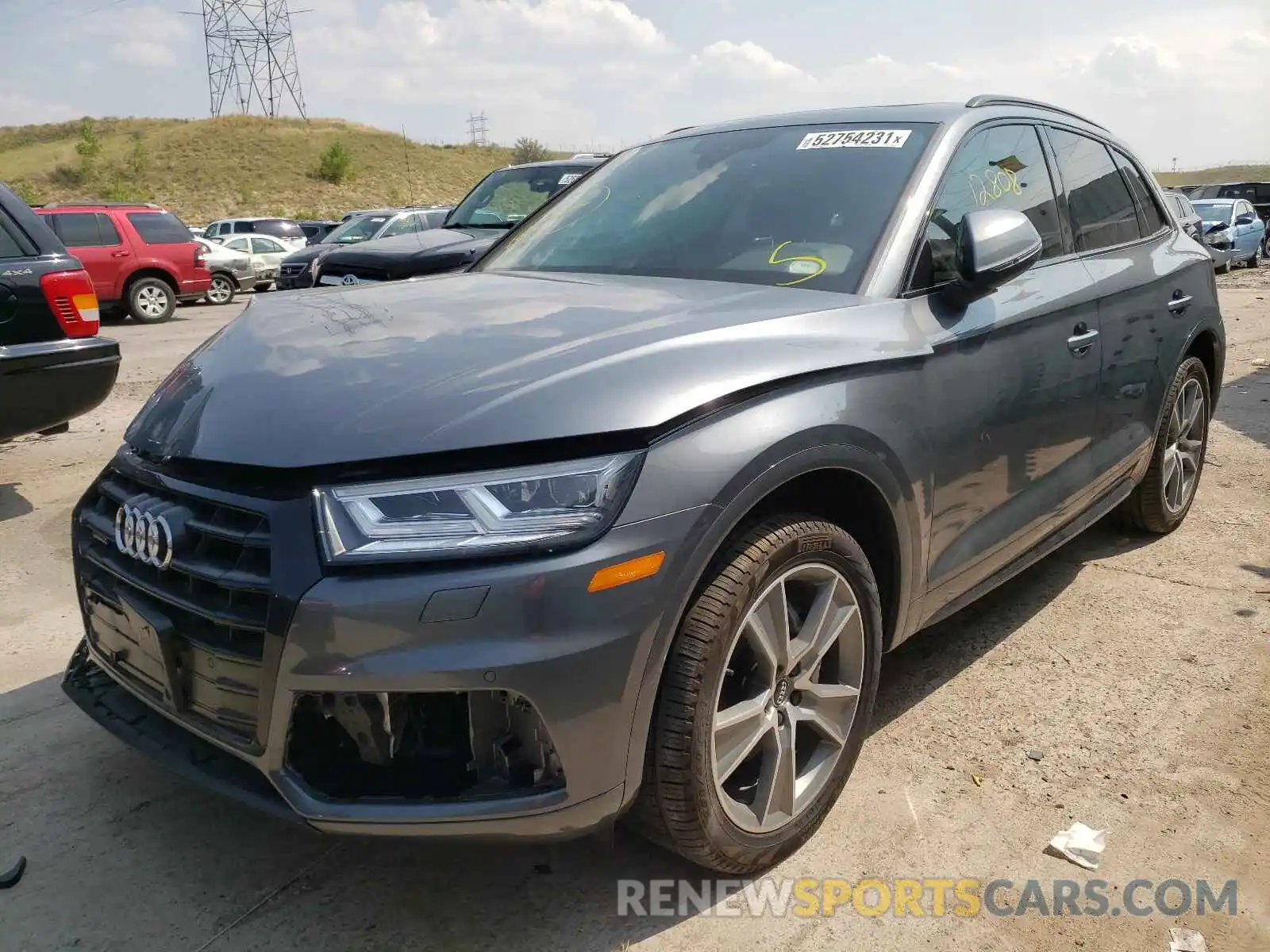 2 Photograph of a damaged car WA1BNAFY7K2075812 AUDI Q5 2019