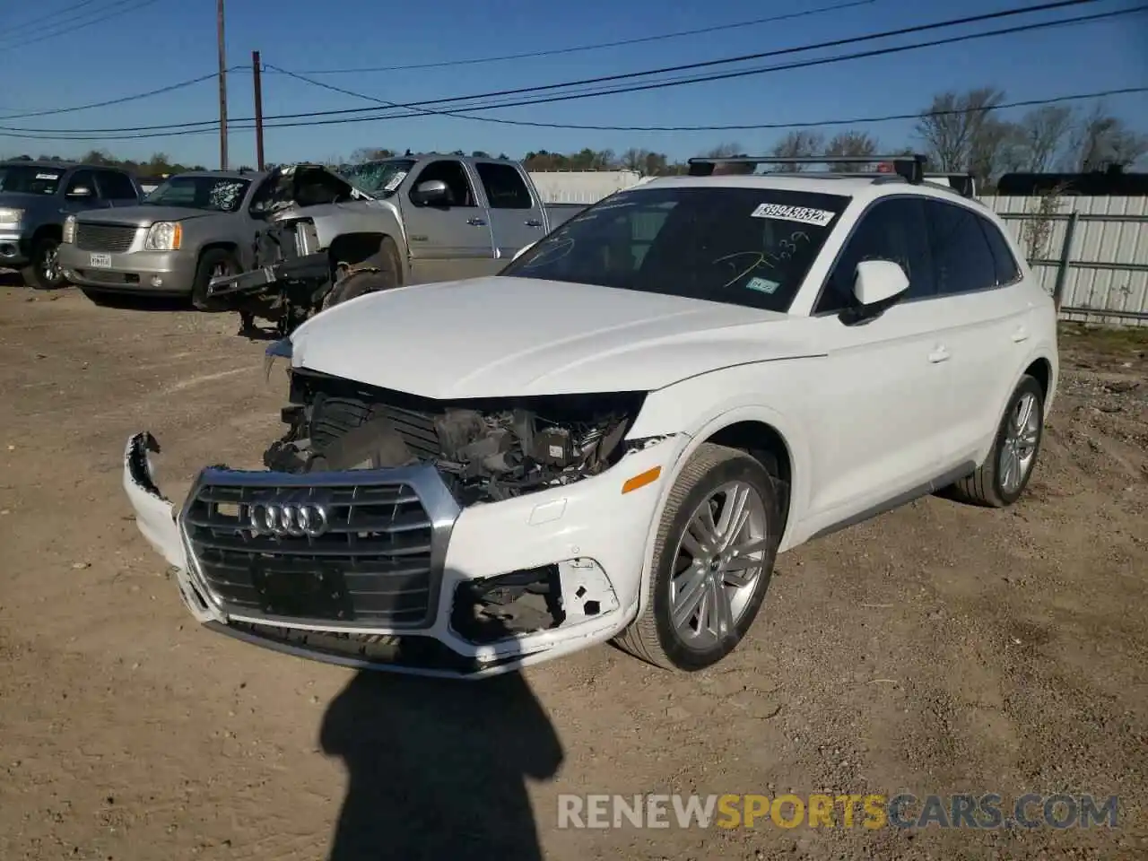 2 Photograph of a damaged car WA1BNAFY7K2077639 AUDI Q5 2019