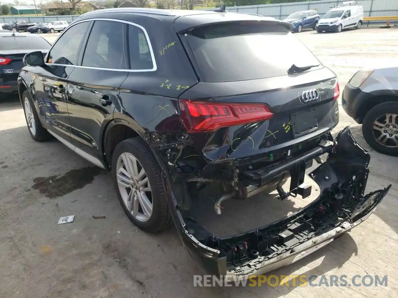 3 Фотография поврежденного автомобиля WA1BNAFY7K2084350 AUDI Q5 2019