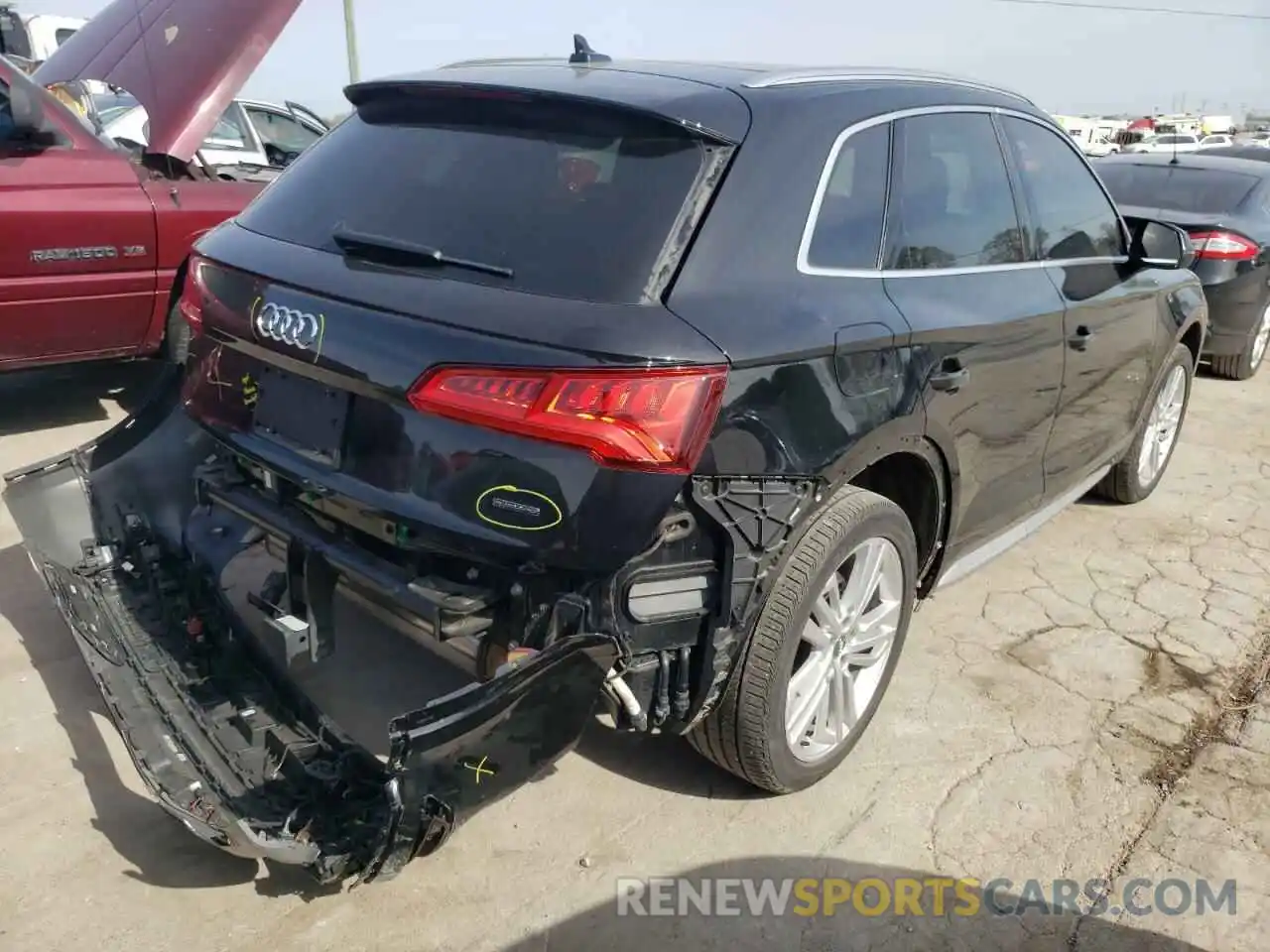 4 Фотография поврежденного автомобиля WA1BNAFY7K2084350 AUDI Q5 2019