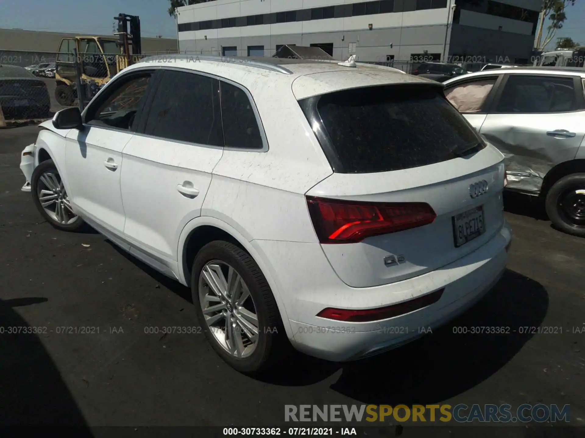 3 Фотография поврежденного автомобиля WA1BNAFY7K2084980 AUDI Q5 2019