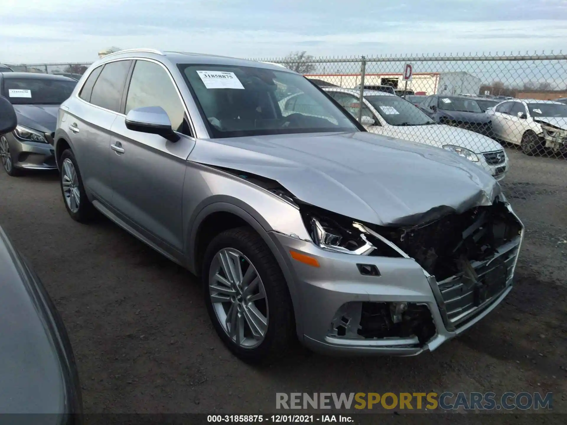 1 Photograph of a damaged car WA1BNAFY7K2097423 AUDI Q5 2019