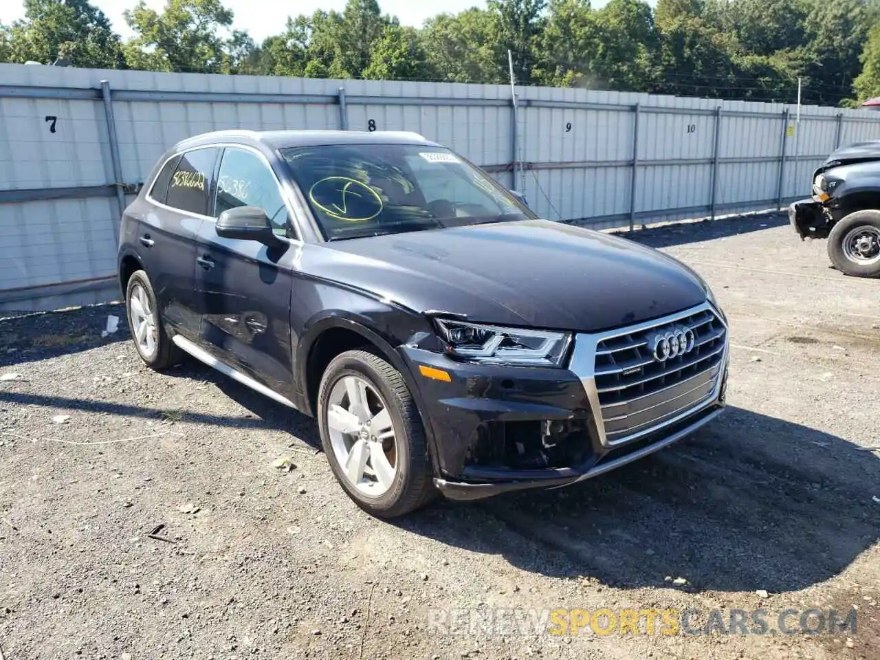 1 Фотография поврежденного автомобиля WA1BNAFY7K2097826 AUDI Q5 2019