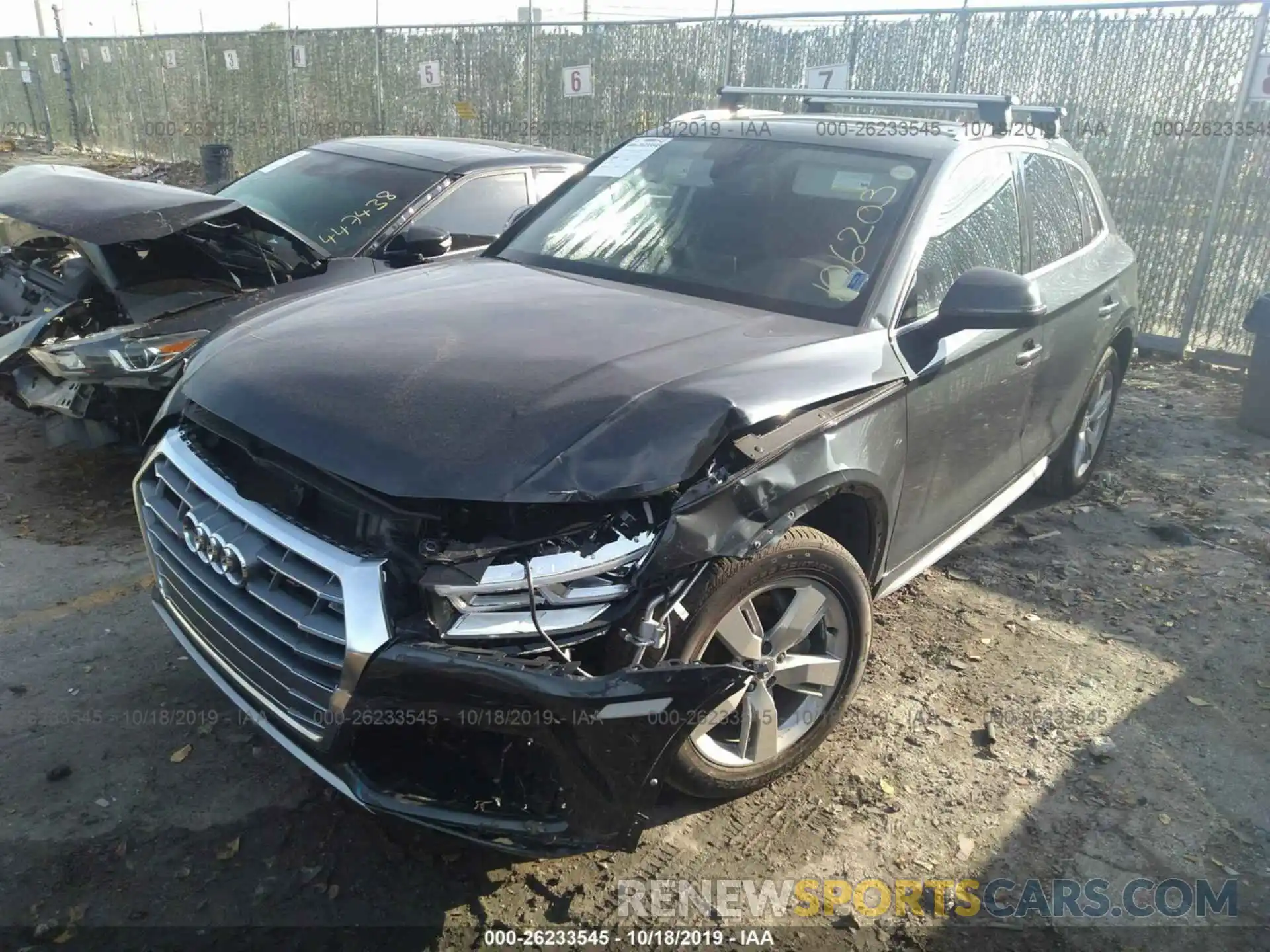 2 Фотография поврежденного автомобиля WA1BNAFY7K2106203 AUDI Q5 2019