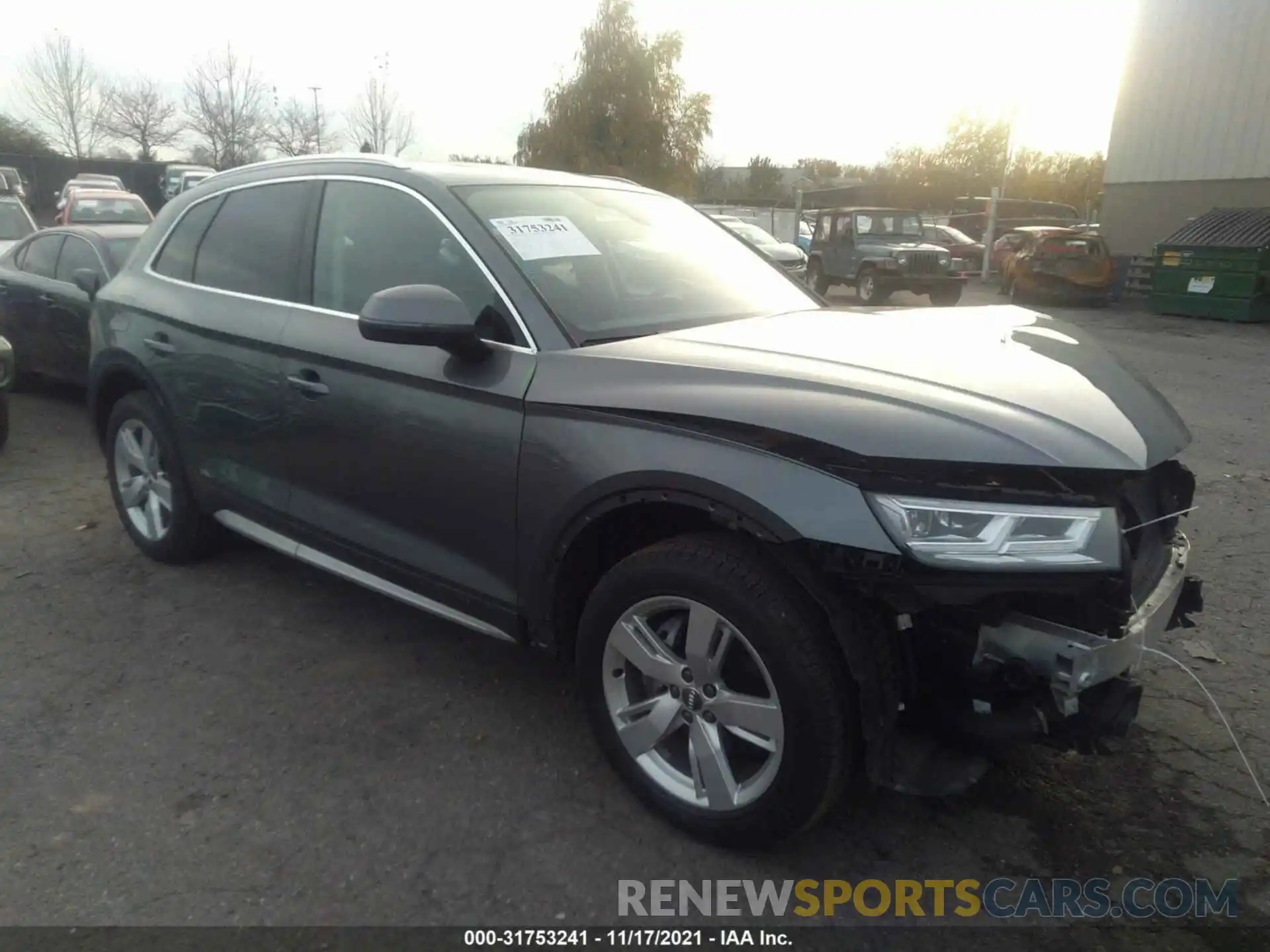 1 Photograph of a damaged car WA1BNAFY7K2107321 AUDI Q5 2019