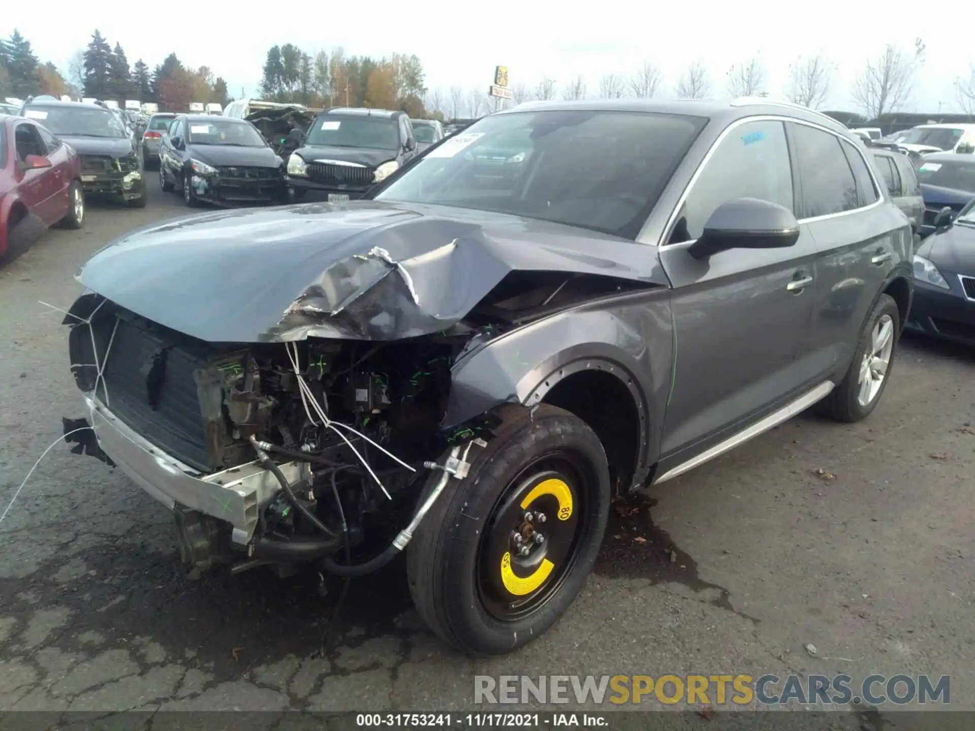 2 Photograph of a damaged car WA1BNAFY7K2107321 AUDI Q5 2019