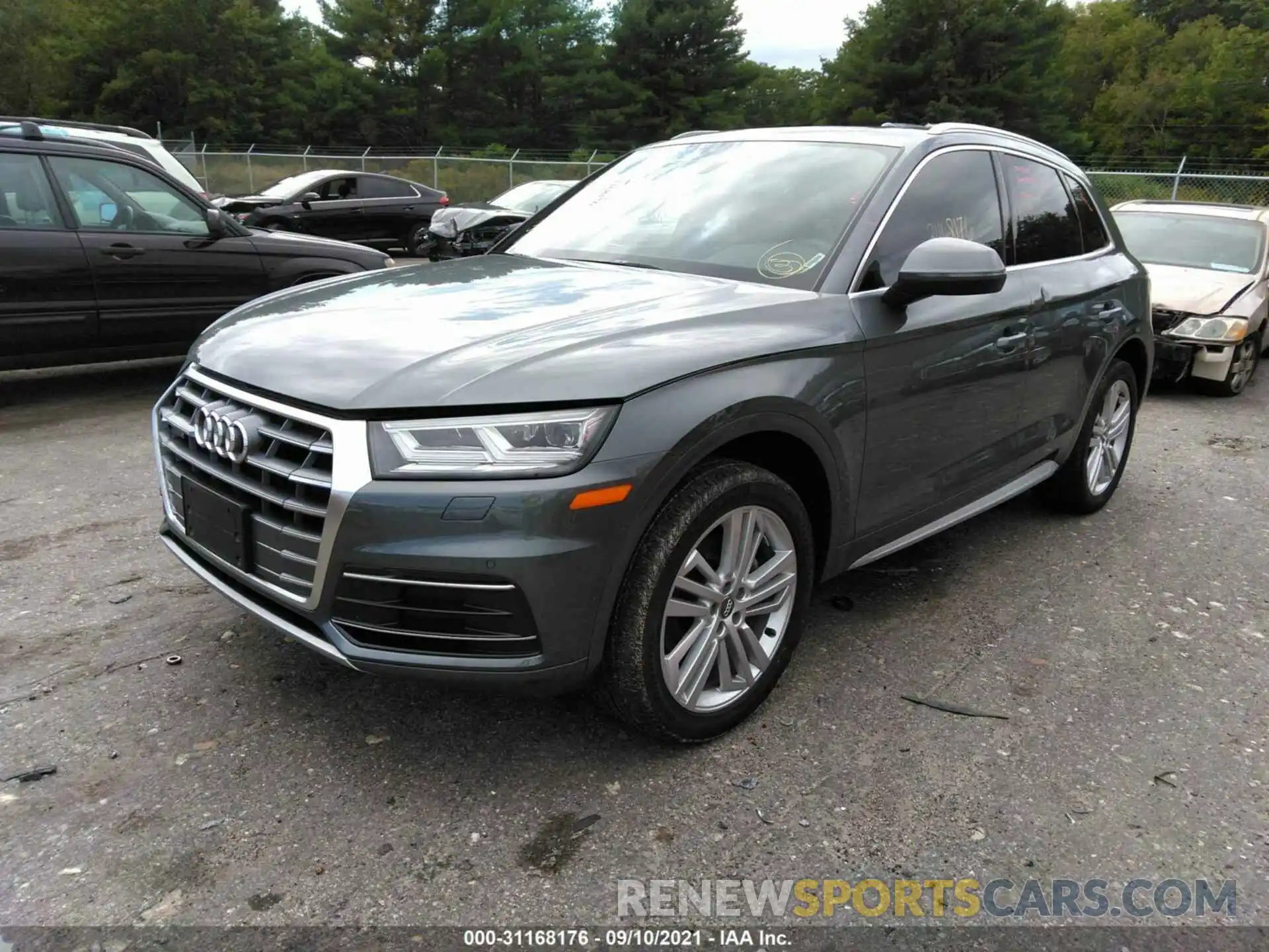 2 Photograph of a damaged car WA1BNAFY7K2110218 AUDI Q5 2019