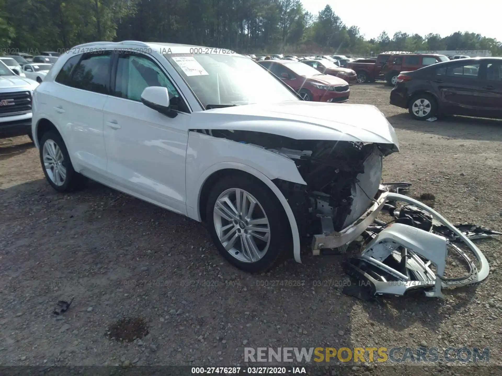 1 Photograph of a damaged car WA1BNAFY7K2121025 AUDI Q5 2019