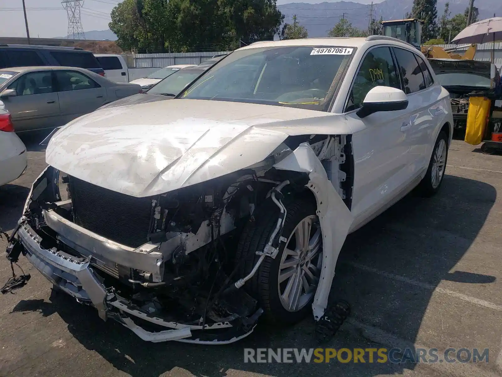 2 Photograph of a damaged car WA1BNAFY7K2122871 AUDI Q5 2019