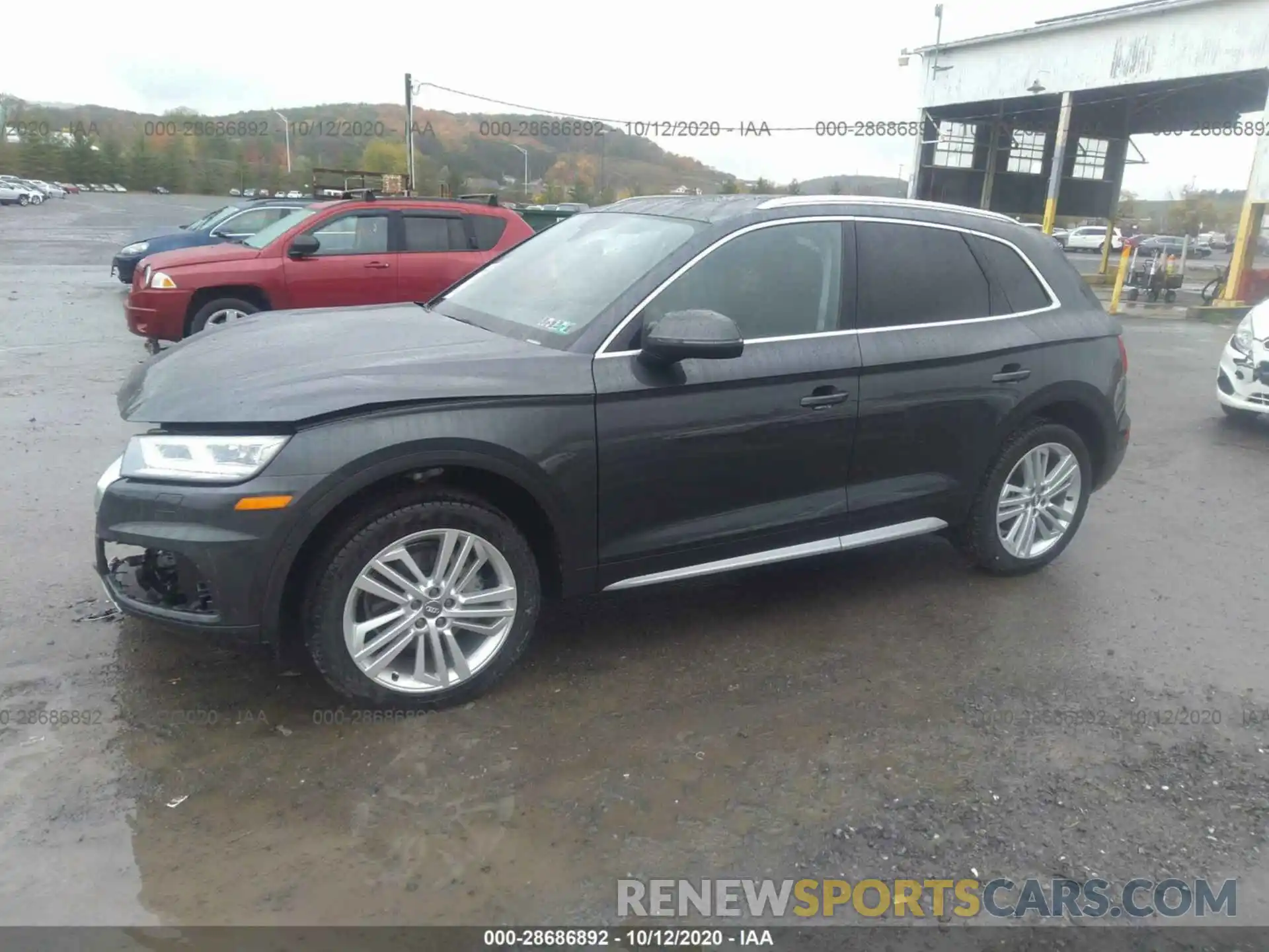 2 Photograph of a damaged car WA1BNAFY7K2134549 AUDI Q5 2019