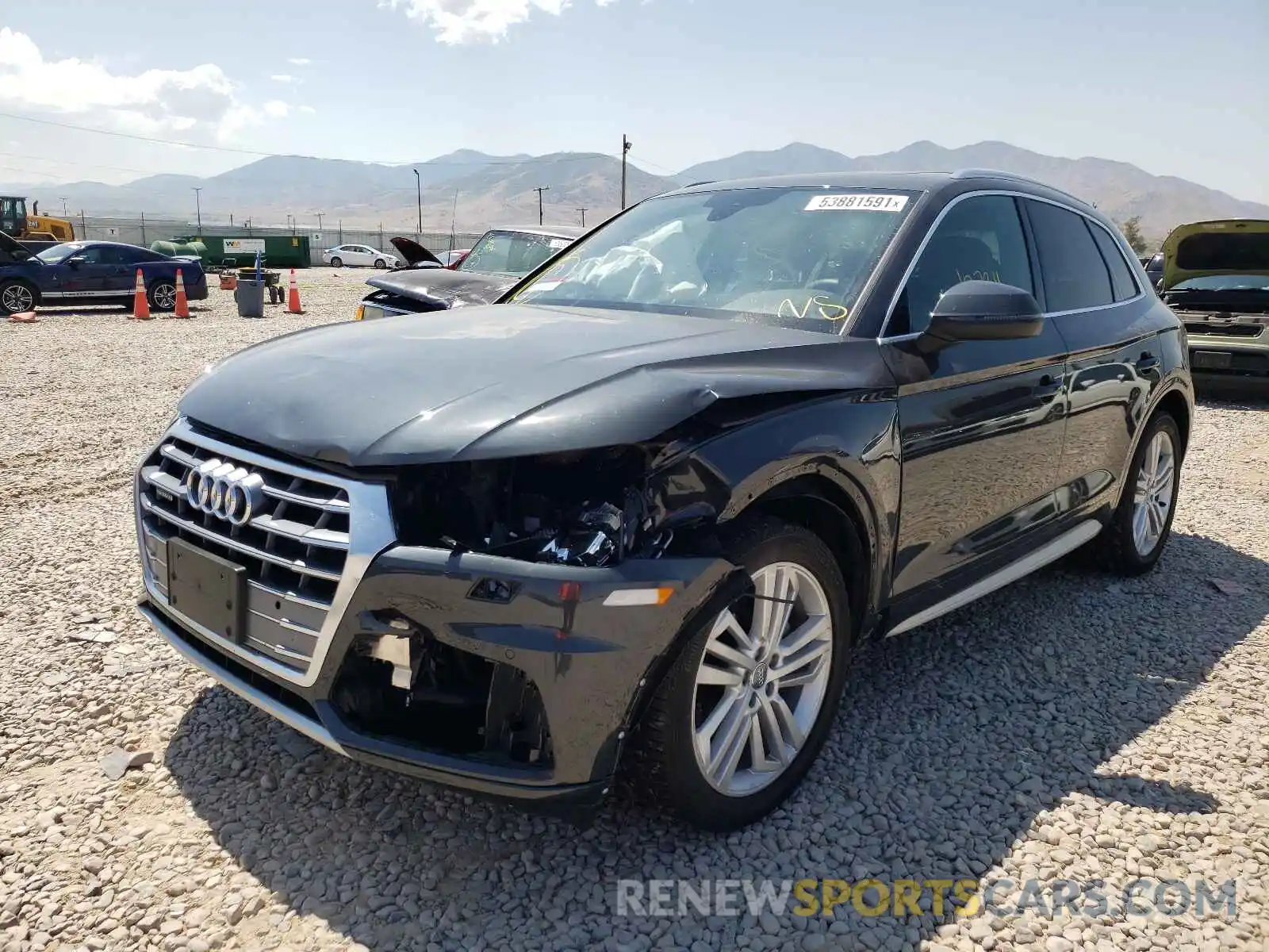 2 Photograph of a damaged car WA1BNAFY7K2141372 AUDI Q5 2019