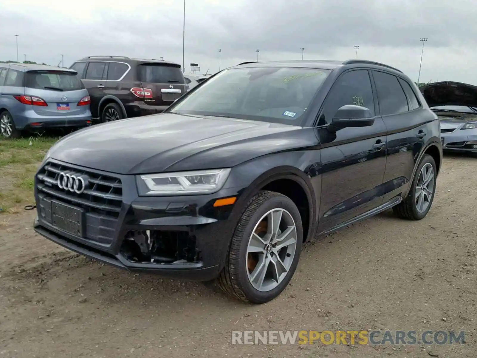 2 Фотография поврежденного автомобиля WA1BNAFY8K2017997 AUDI Q5 2019