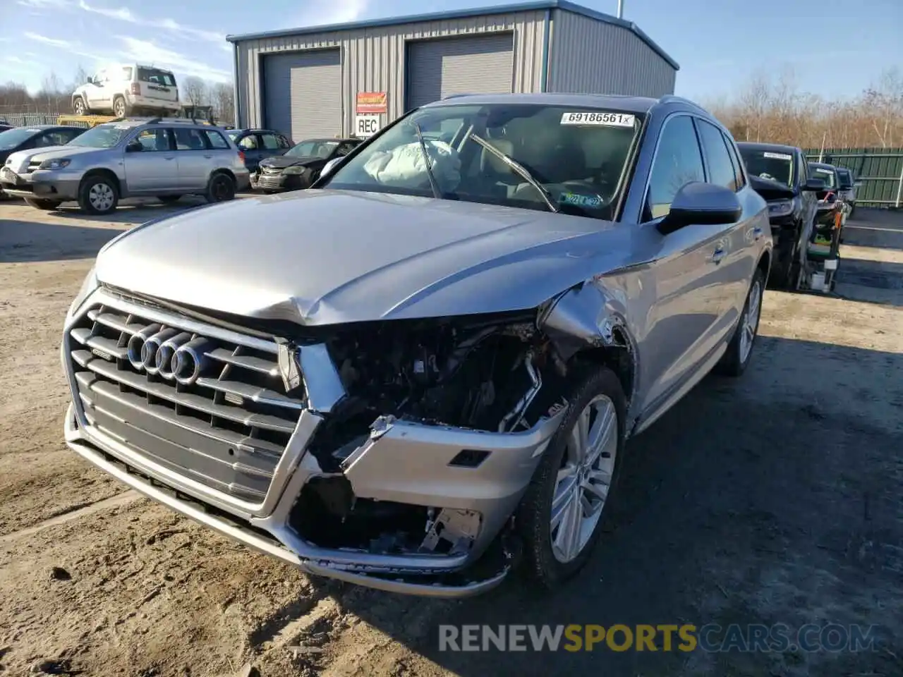 2 Фотография поврежденного автомобиля WA1BNAFY8K2020754 AUDI Q5 2019