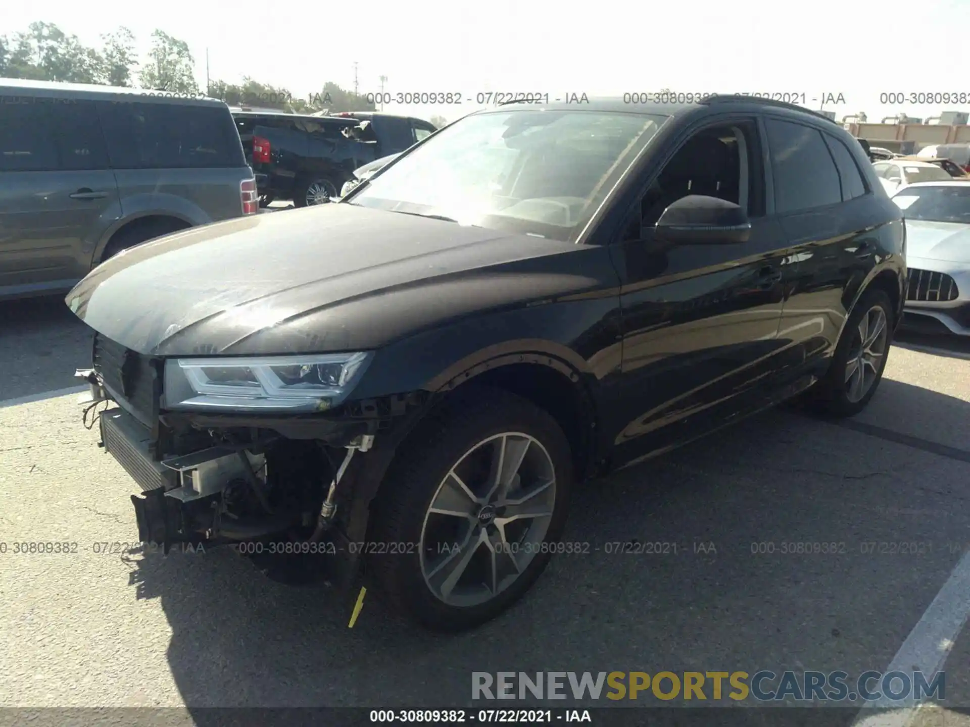 2 Photograph of a damaged car WA1BNAFY8K2035576 AUDI Q5 2019