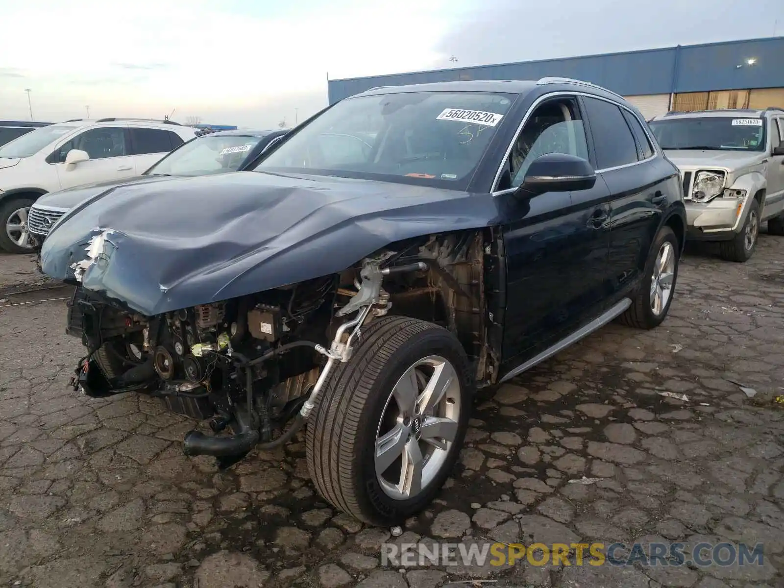 2 Фотография поврежденного автомобиля WA1BNAFY8K2038977 AUDI Q5 2019