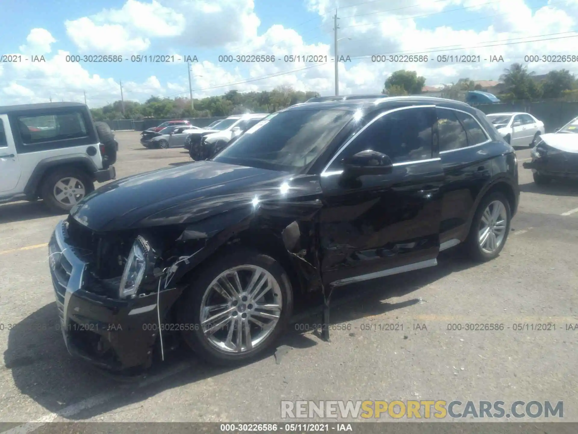 2 Photograph of a damaged car WA1BNAFY8K2050451 AUDI Q5 2019