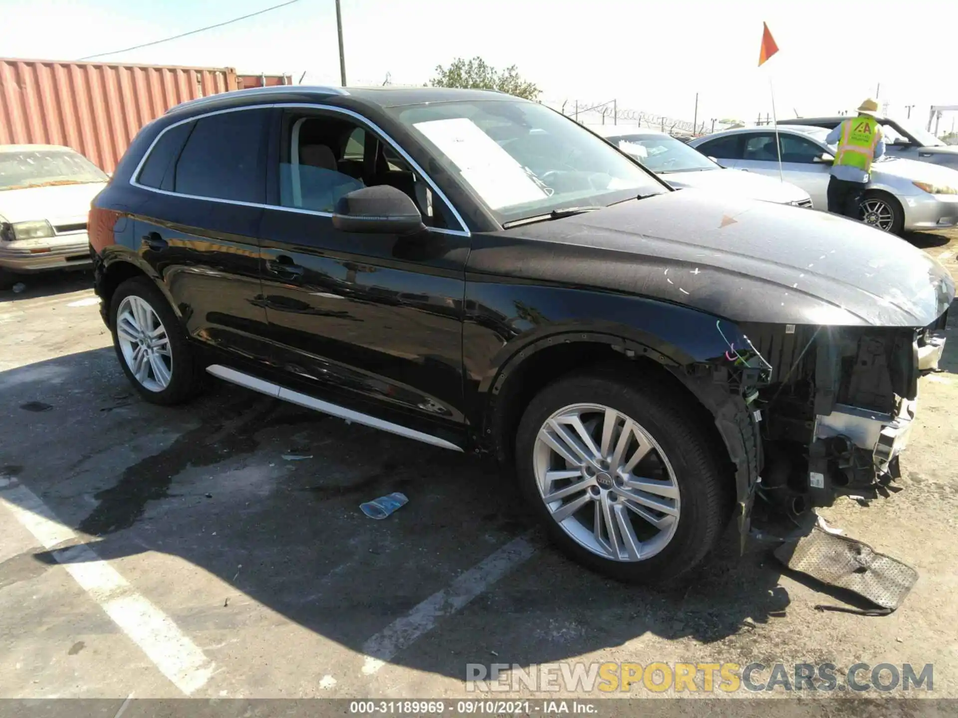 1 Фотография поврежденного автомобиля WA1BNAFY8K2050854 AUDI Q5 2019