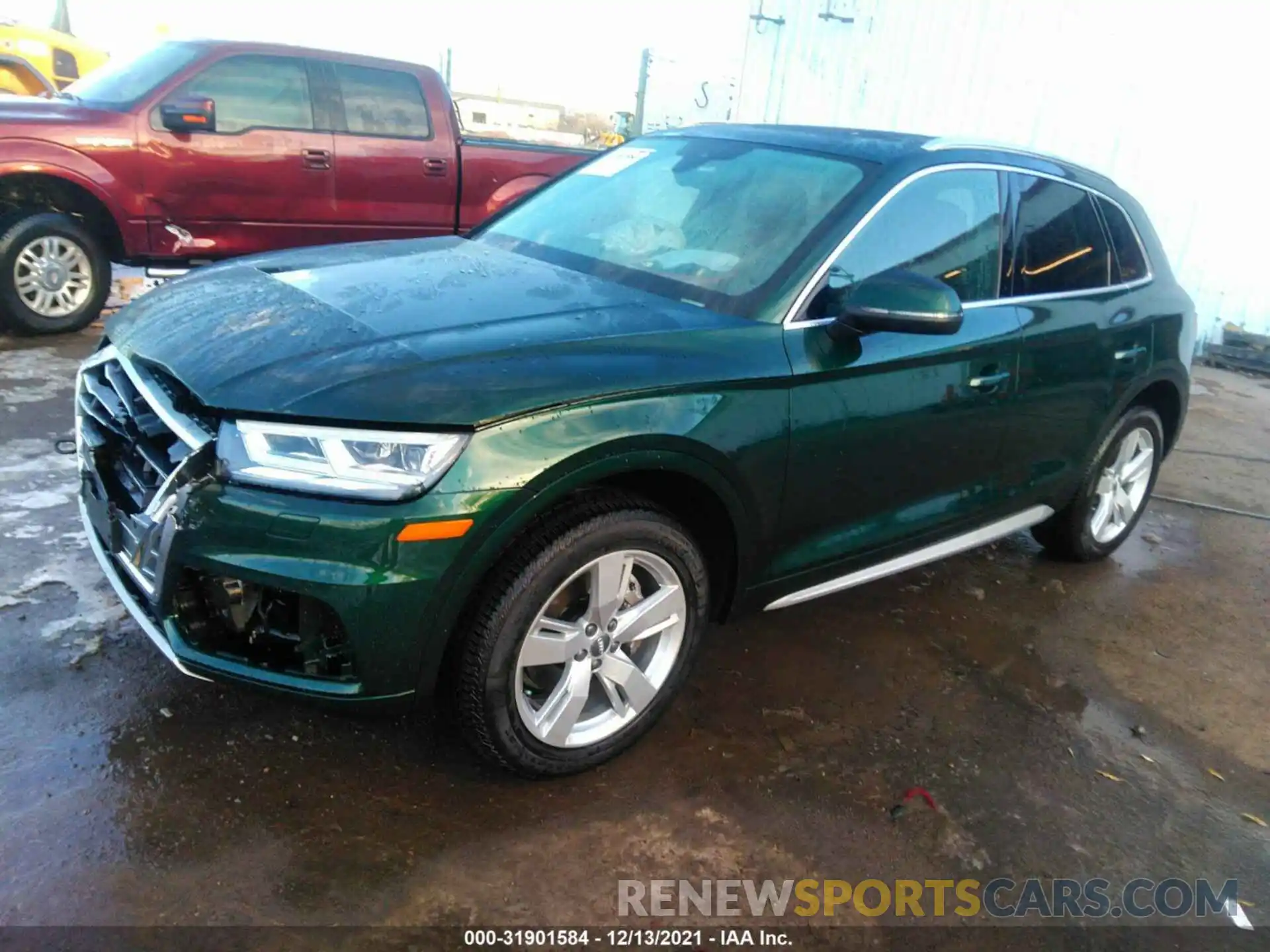 2 Фотография поврежденного автомобиля WA1BNAFY8K2055178 AUDI Q5 2019