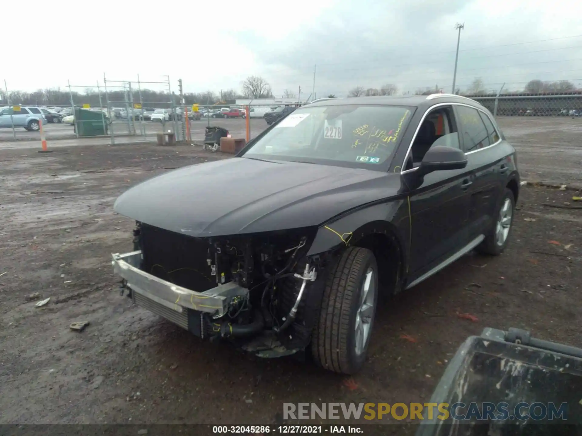 2 Photograph of a damaged car WA1BNAFY8K2058288 AUDI Q5 2019