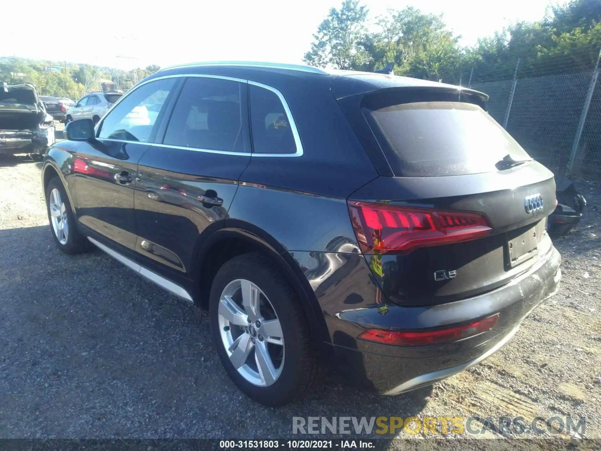 3 Фотография поврежденного автомобиля WA1BNAFY8K2066097 AUDI Q5 2019