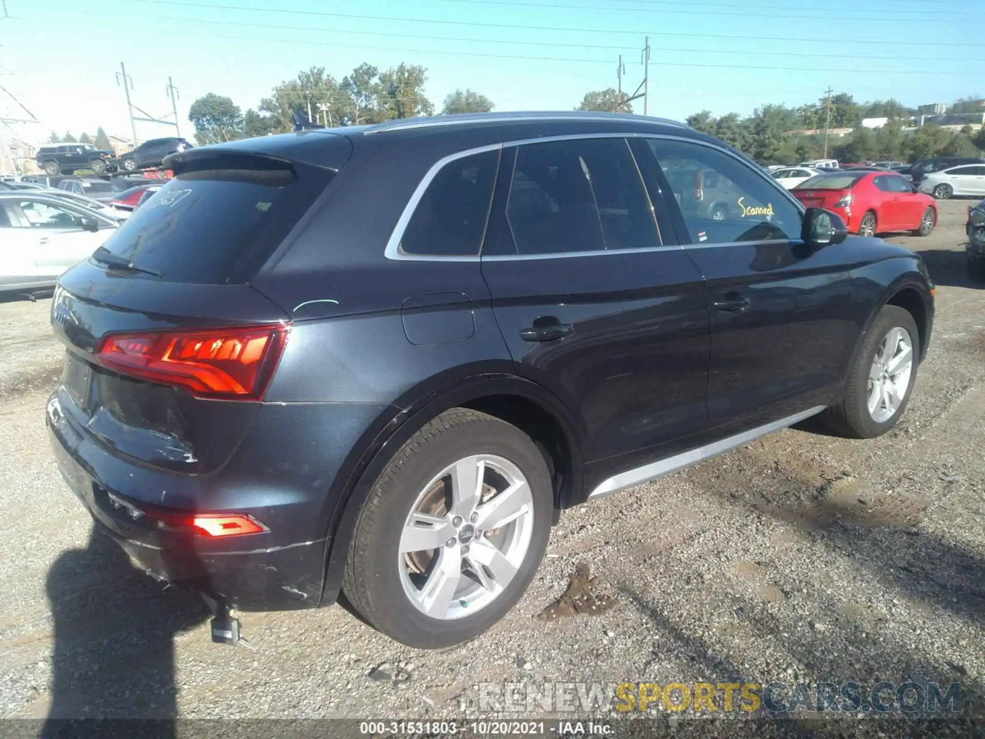 4 Фотография поврежденного автомобиля WA1BNAFY8K2066097 AUDI Q5 2019