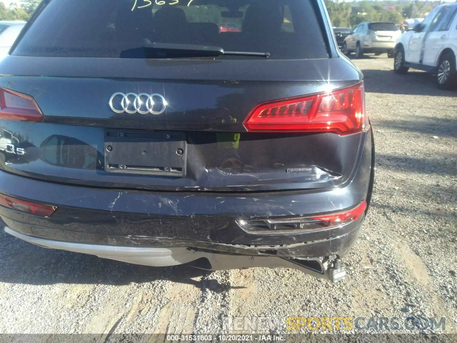 6 Фотография поврежденного автомобиля WA1BNAFY8K2066097 AUDI Q5 2019