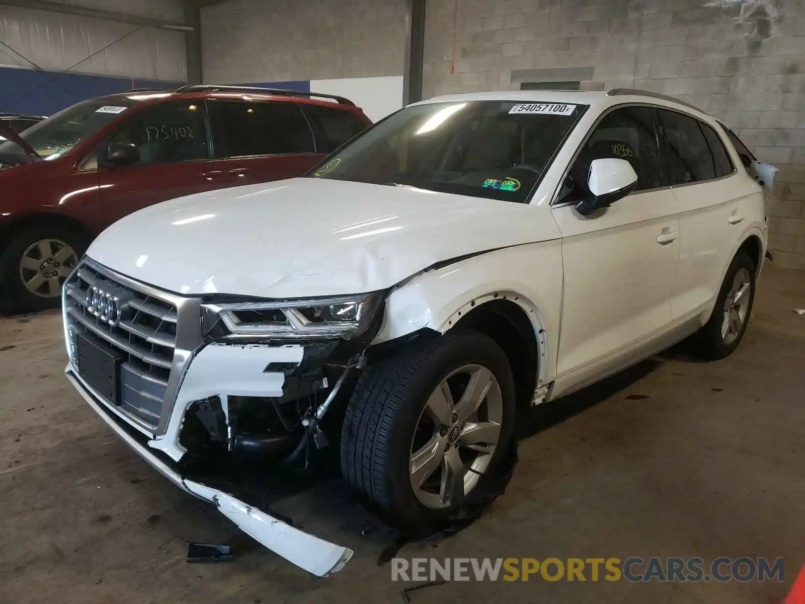 2 Фотография поврежденного автомобиля WA1BNAFY8K2069243 AUDI Q5 2019