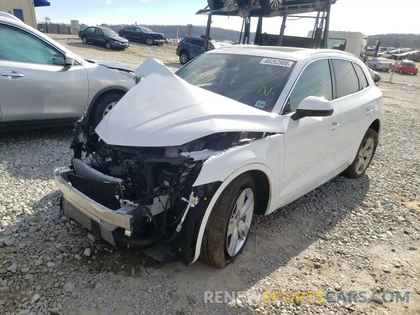 2 Фотография поврежденного автомобиля WA1BNAFY8K2081067 AUDI Q5 2019