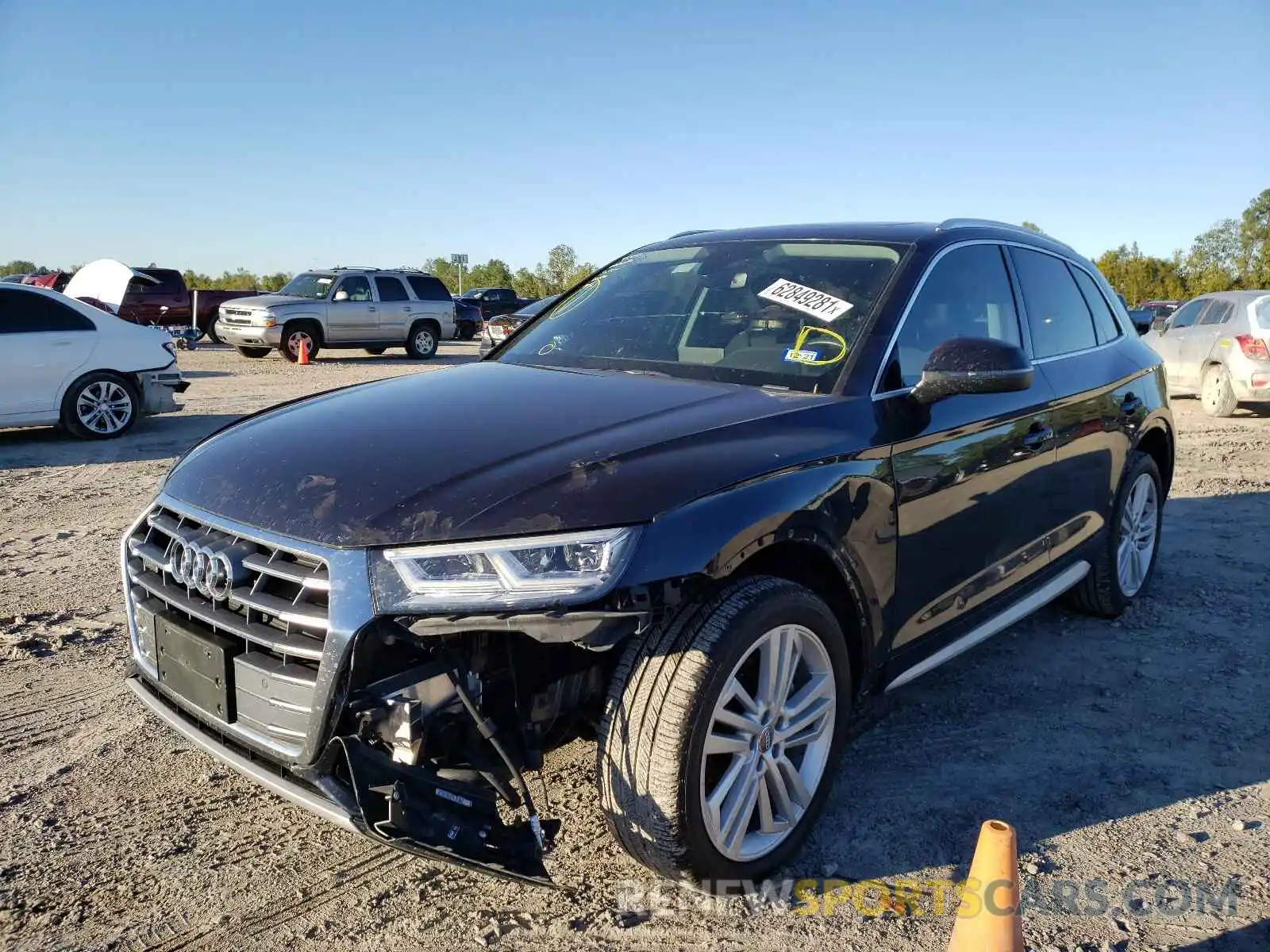 2 Photograph of a damaged car WA1BNAFY8K2081344 AUDI Q5 2019