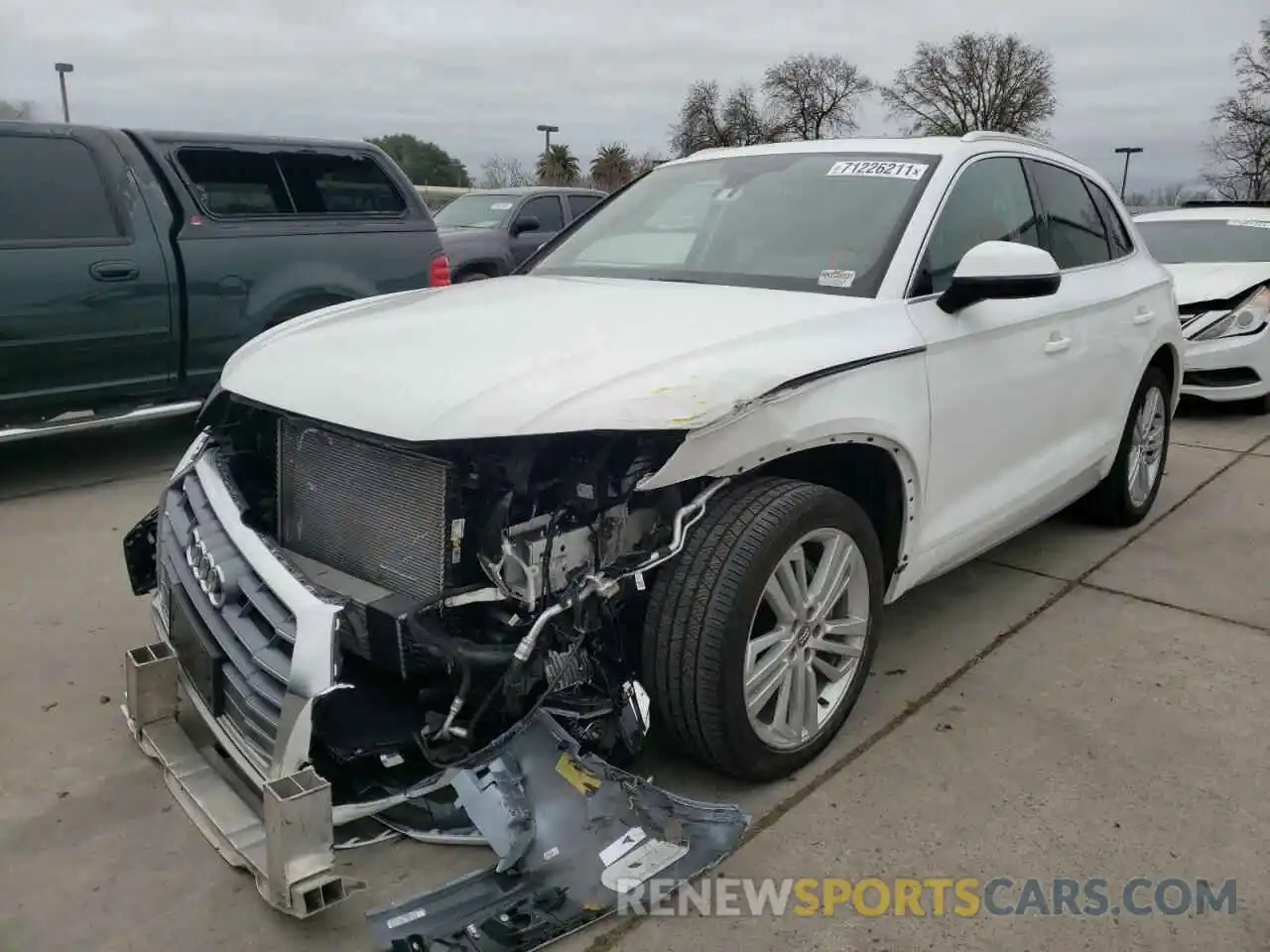 2 Photograph of a damaged car WA1BNAFY8K2089587 AUDI Q5 2019