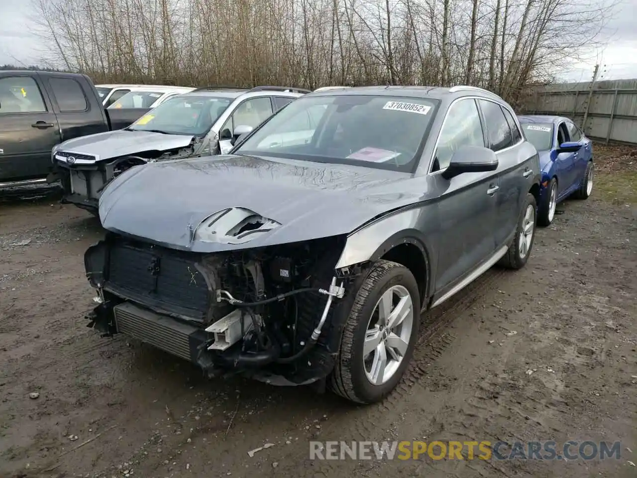 2 Фотография поврежденного автомобиля WA1BNAFY8K2089699 AUDI Q5 2019