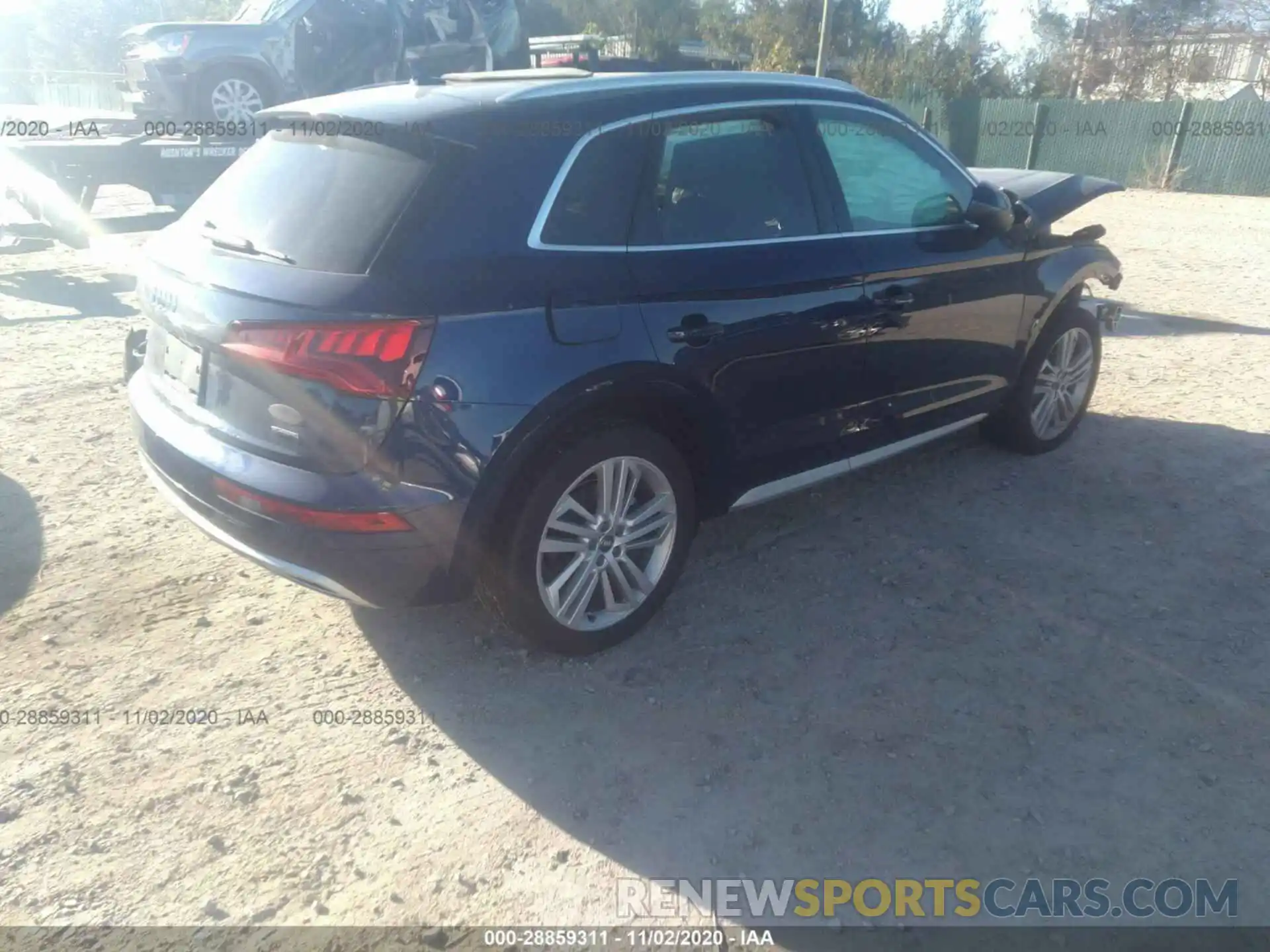 4 Фотография поврежденного автомобиля WA1BNAFY8K2100460 AUDI Q5 2019