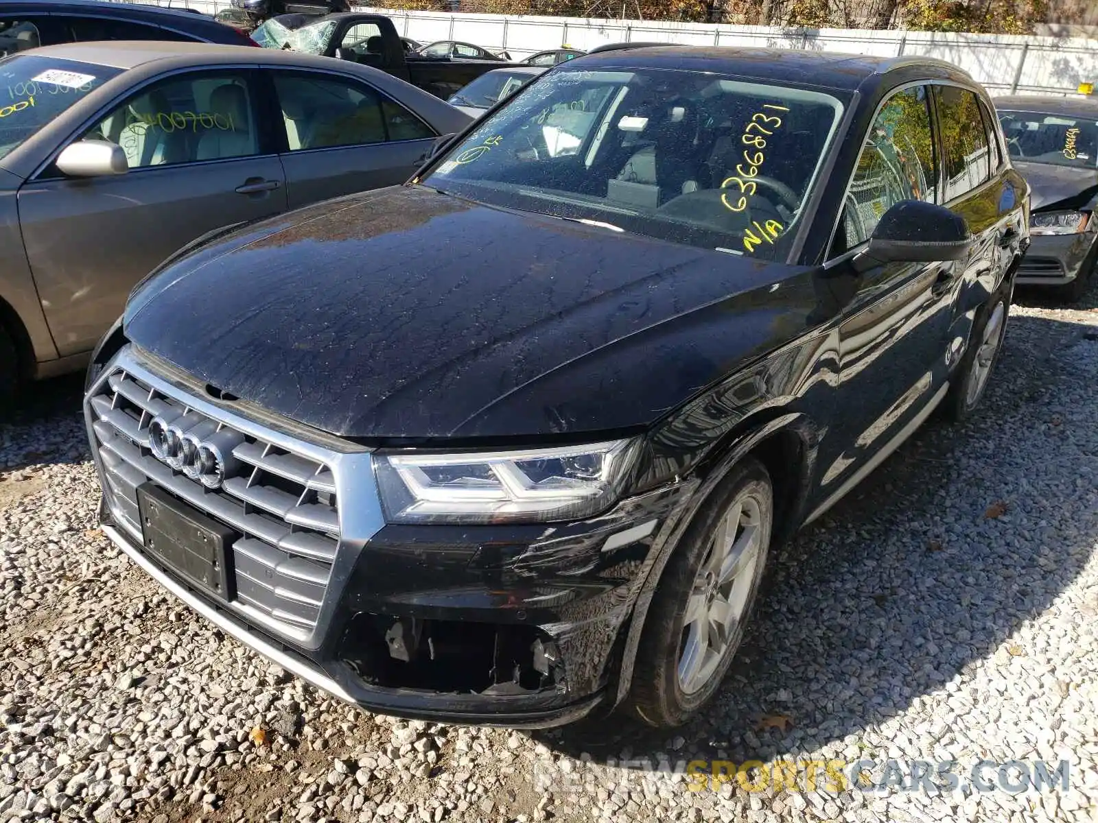 2 Photograph of a damaged car WA1BNAFY8K2109305 AUDI Q5 2019