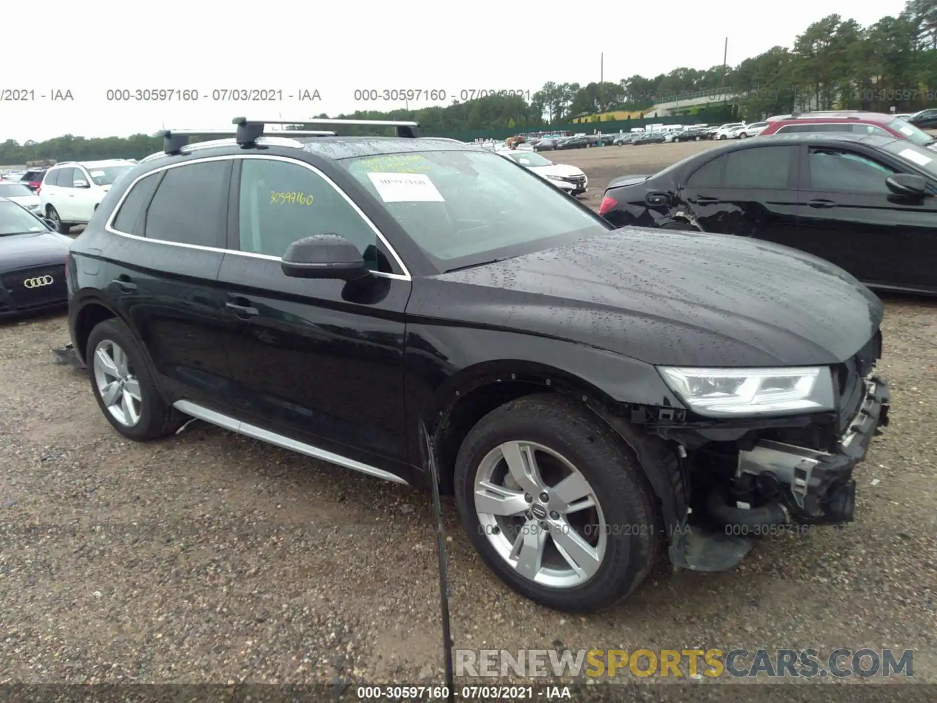 1 Фотография поврежденного автомобиля WA1BNAFY8K2122118 AUDI Q5 2019