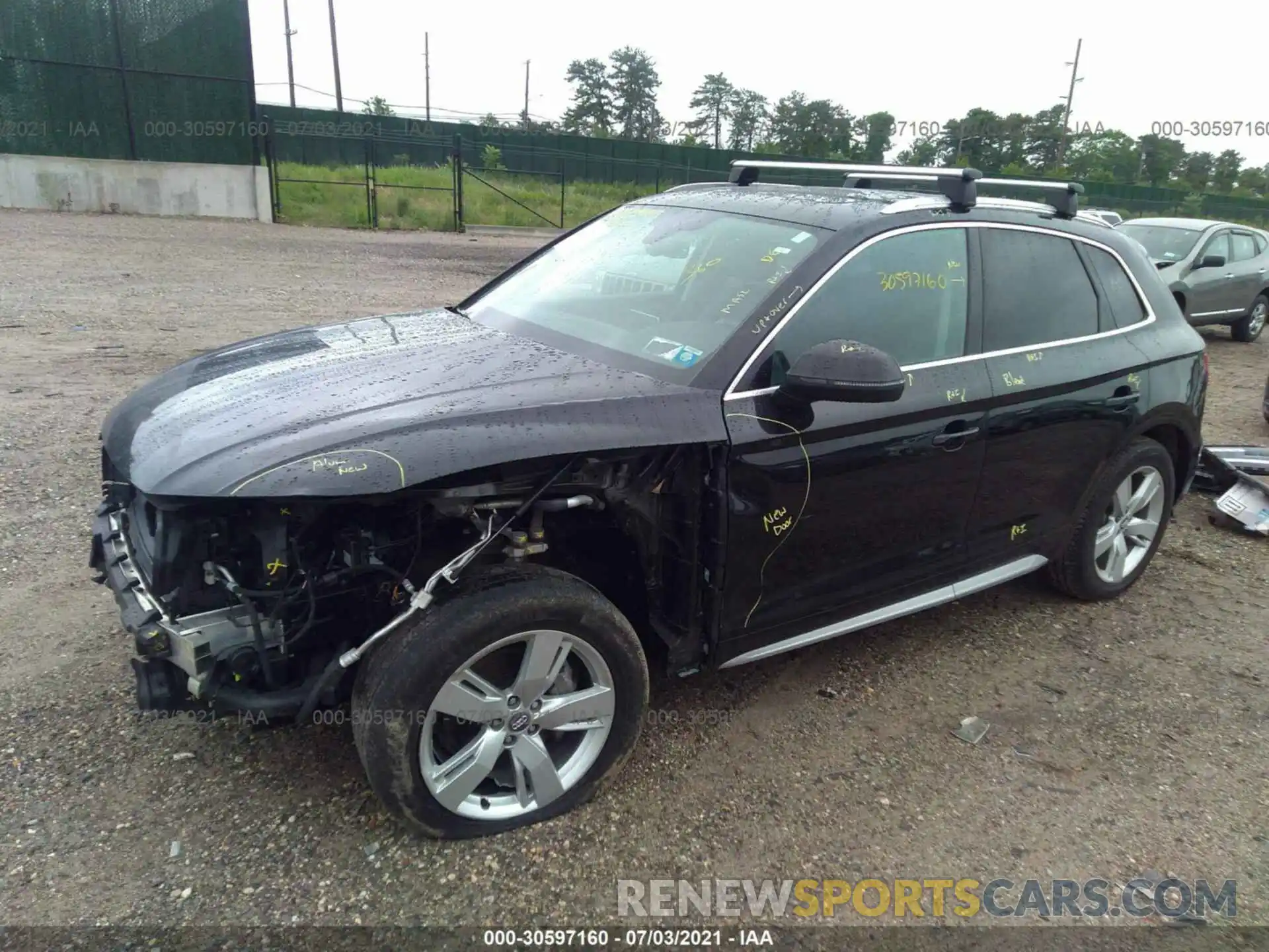 2 Фотография поврежденного автомобиля WA1BNAFY8K2122118 AUDI Q5 2019