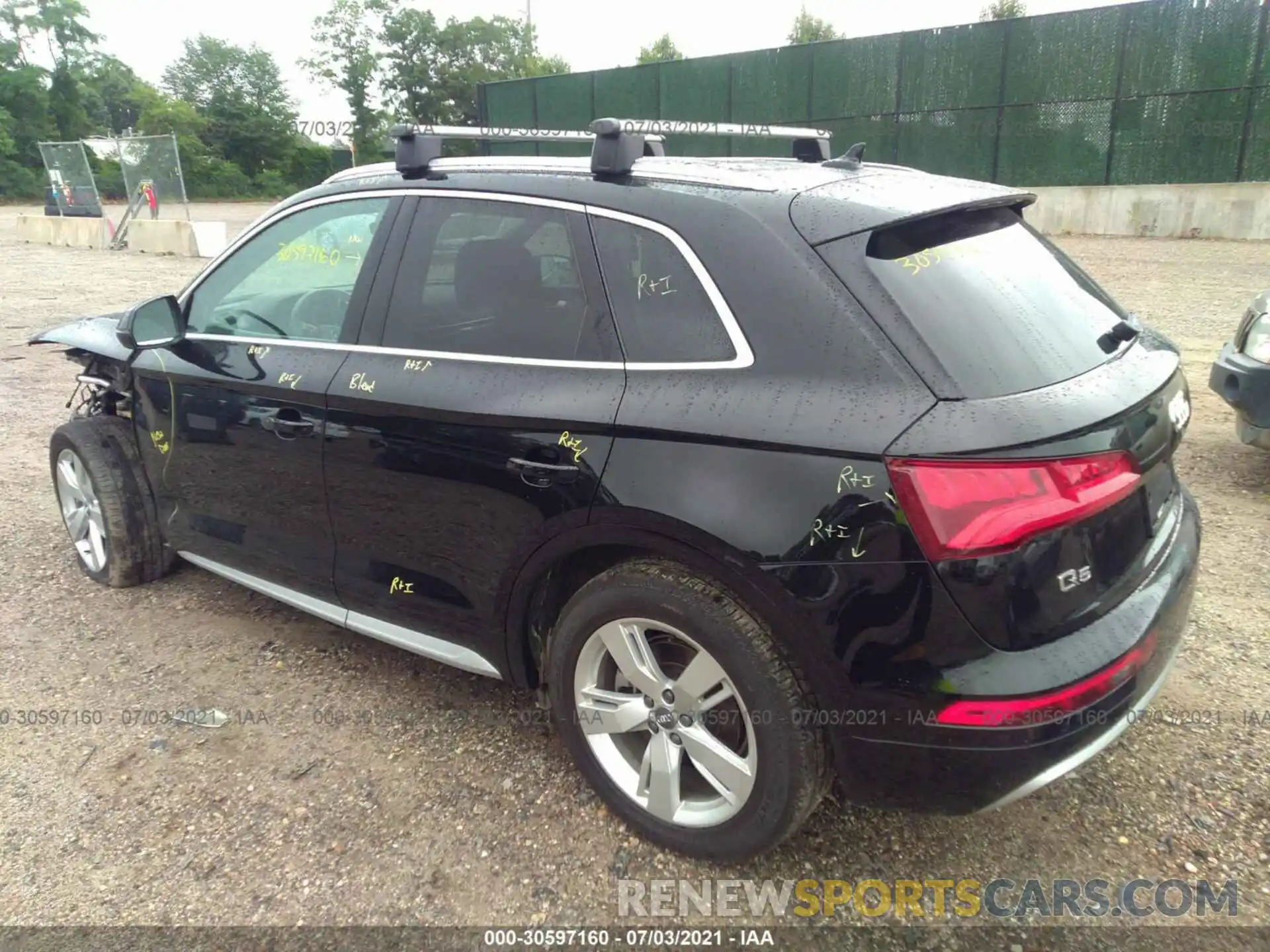 3 Фотография поврежденного автомобиля WA1BNAFY8K2122118 AUDI Q5 2019